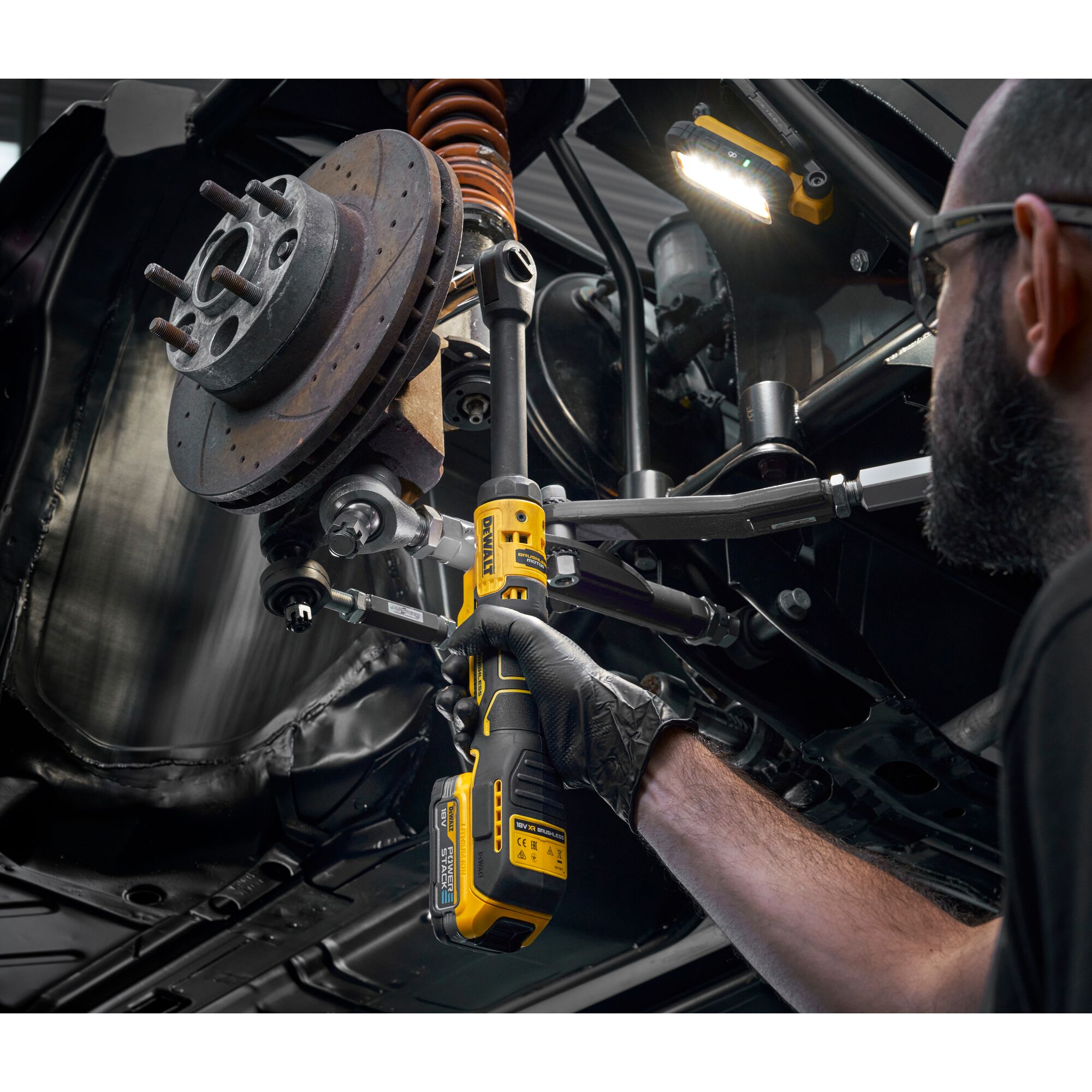 DCF512EN-XJ - Llave de Carraca sin escobillas XR 18V 1/2'' 95Nm con cabezal extendido