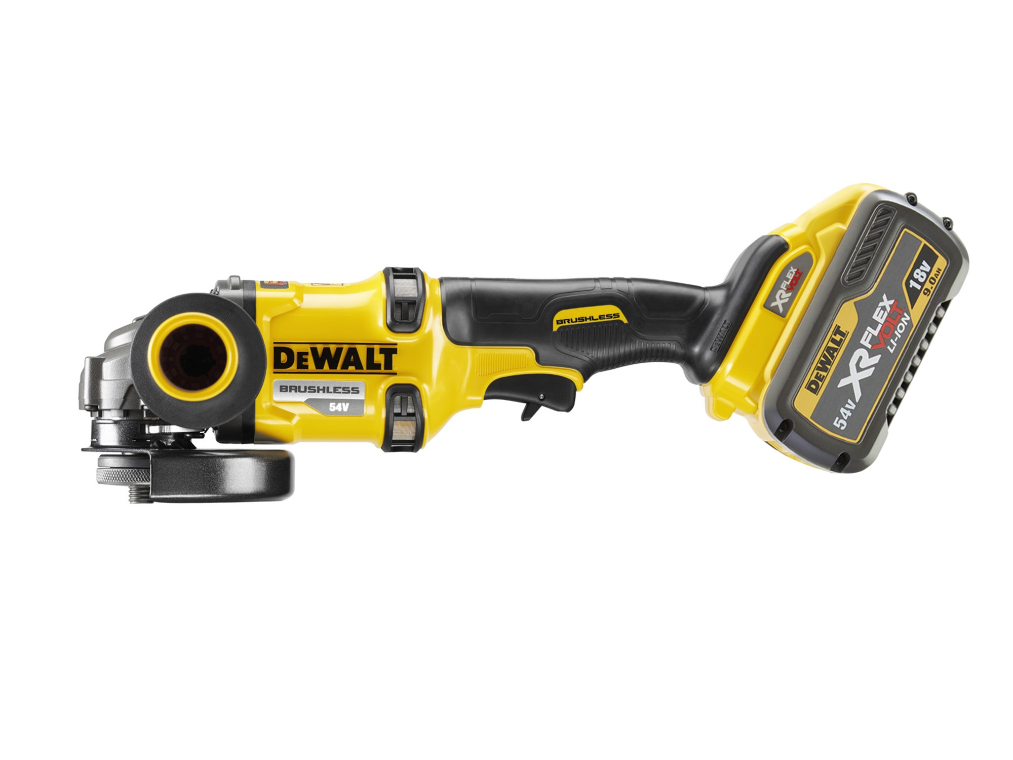 DCG414T2-QW - Mini-Amoladora sin escobillas XR FLEXVOLT 54V/18V