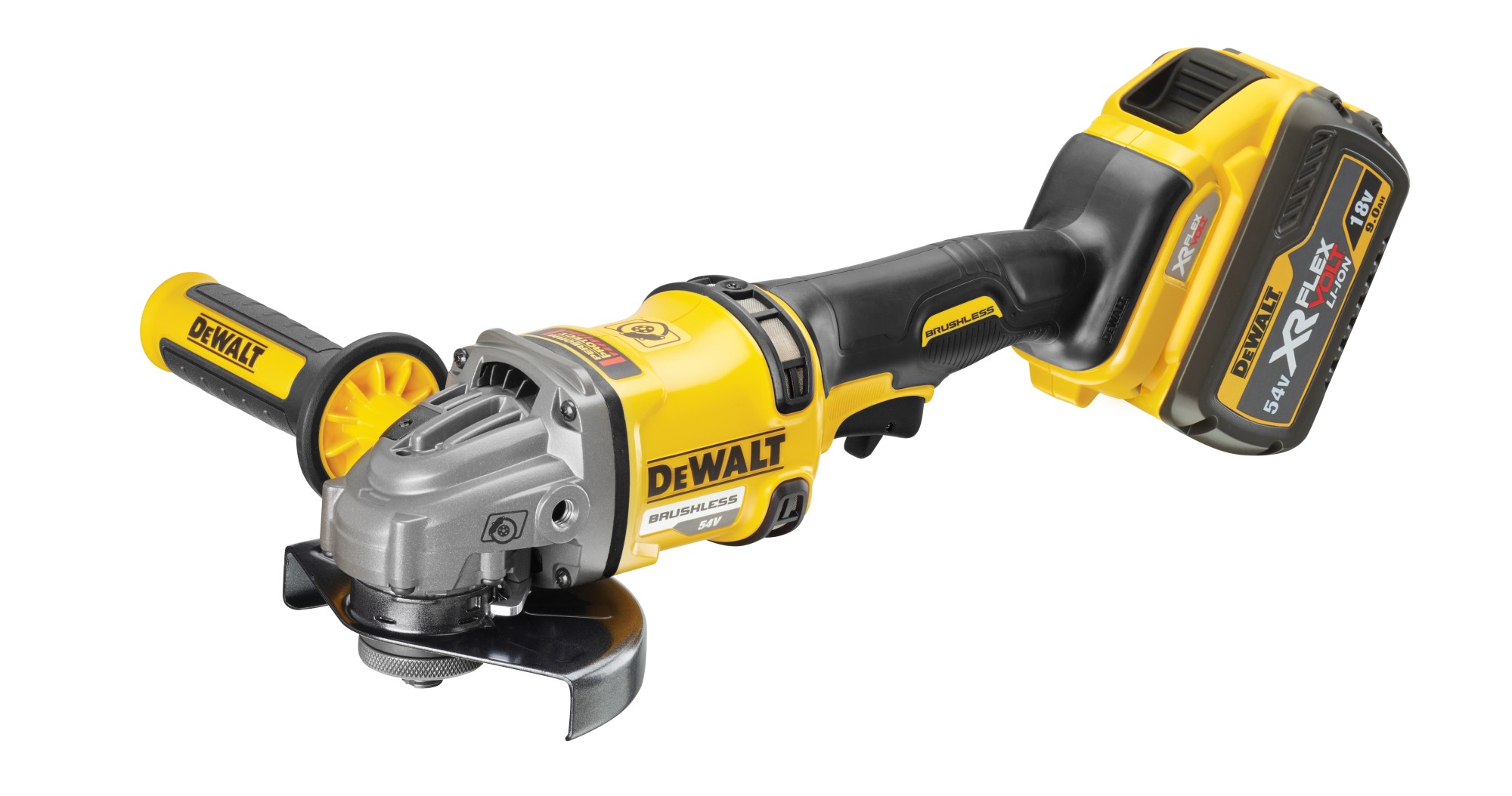 DCG414T2-QW - Mini-Amoladora sin escobillas XR FLEXVOLT 54V/18V