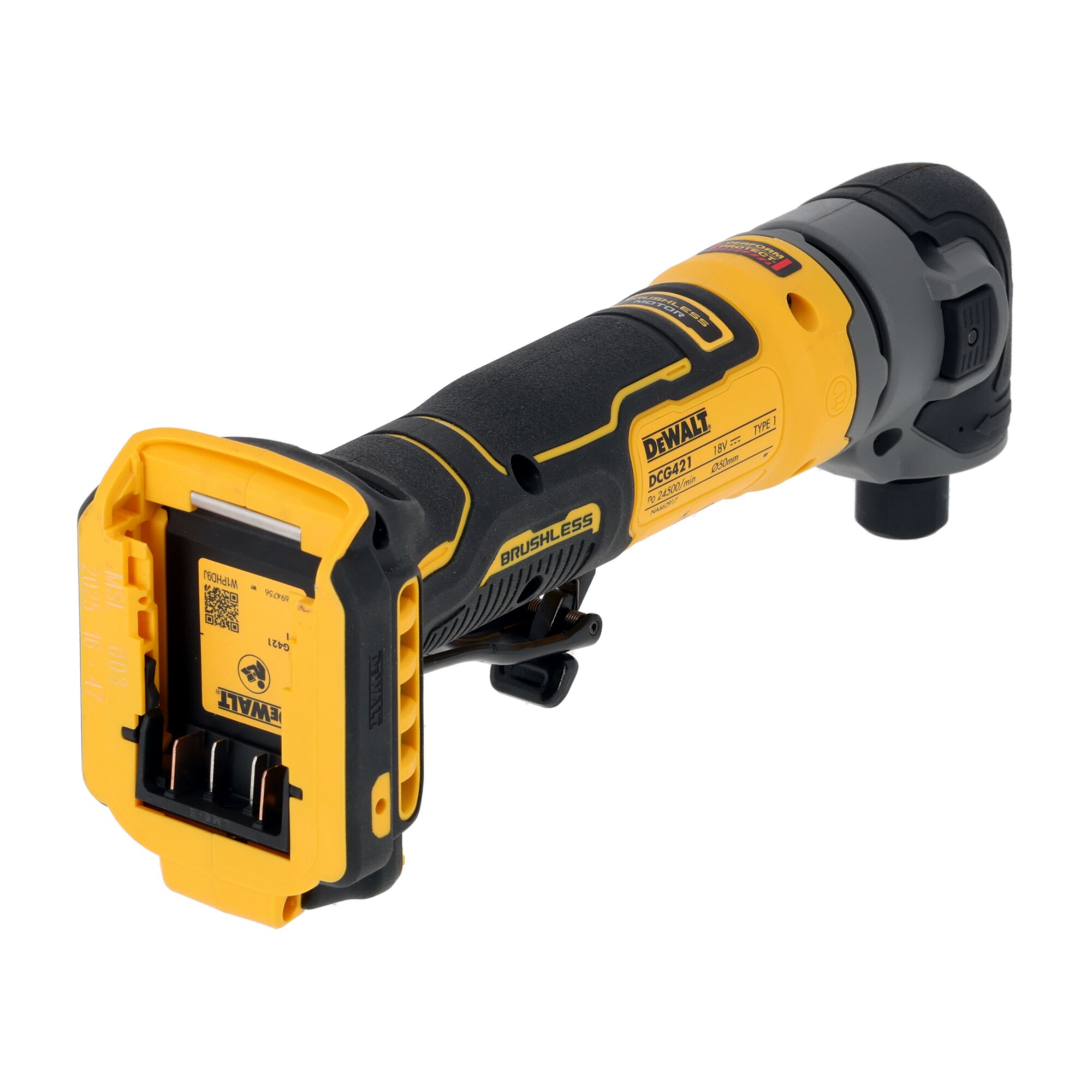 DCG421N-XJ - 18V XR Brushless Compact Right Angle Die Grinder (Tool Only)