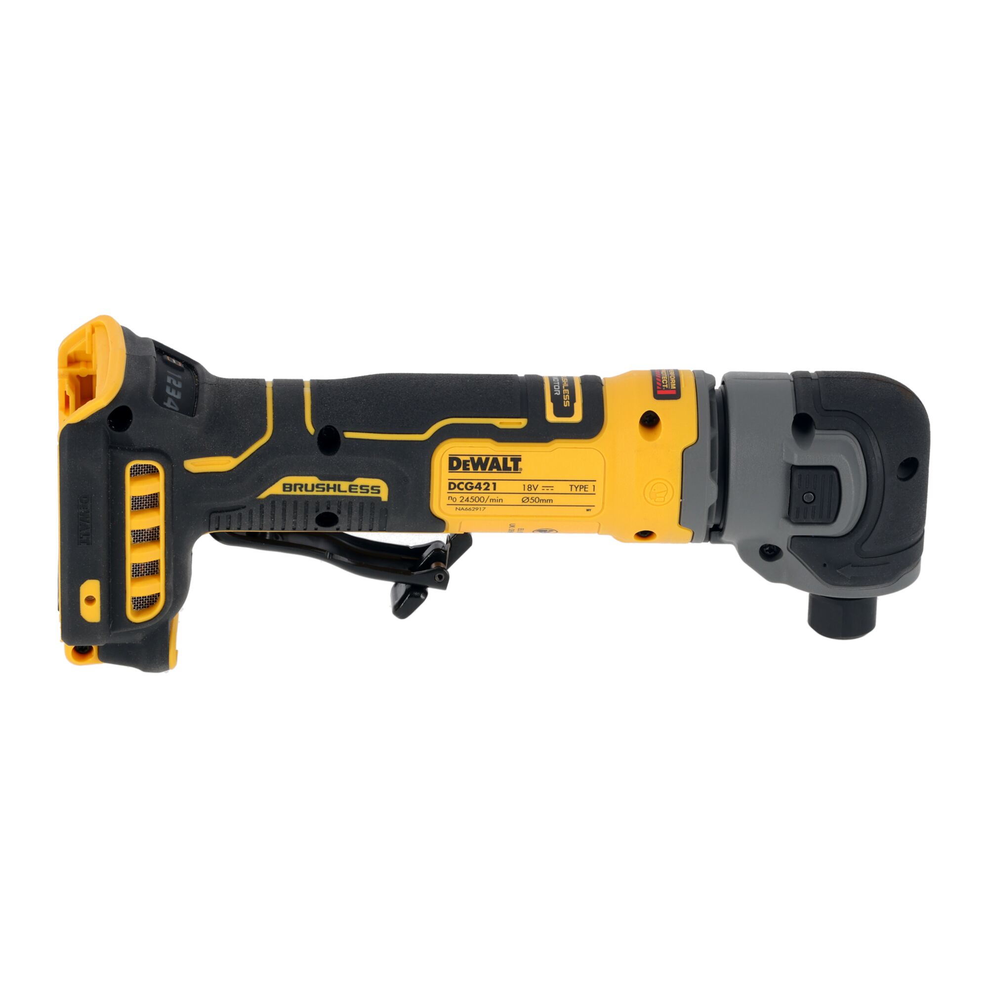 DCG421N-XJ - 18V XR Brushless Compact Right Angle Die Grinder (Tool Only)