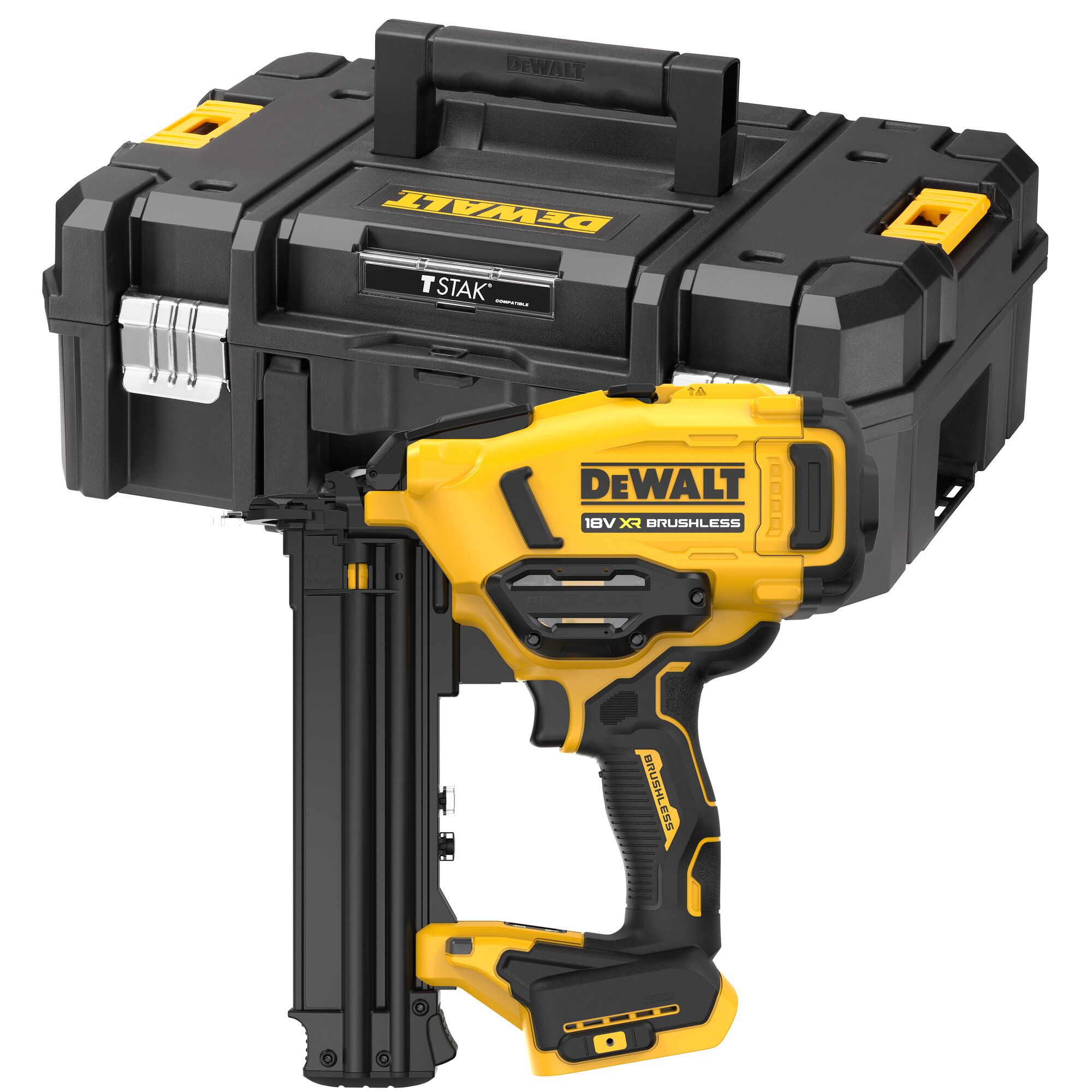 DCN210SNT-XJ - Clavadora Brad de Acabado sin escobillas XR 18V sin cargador/batería 18Ga
