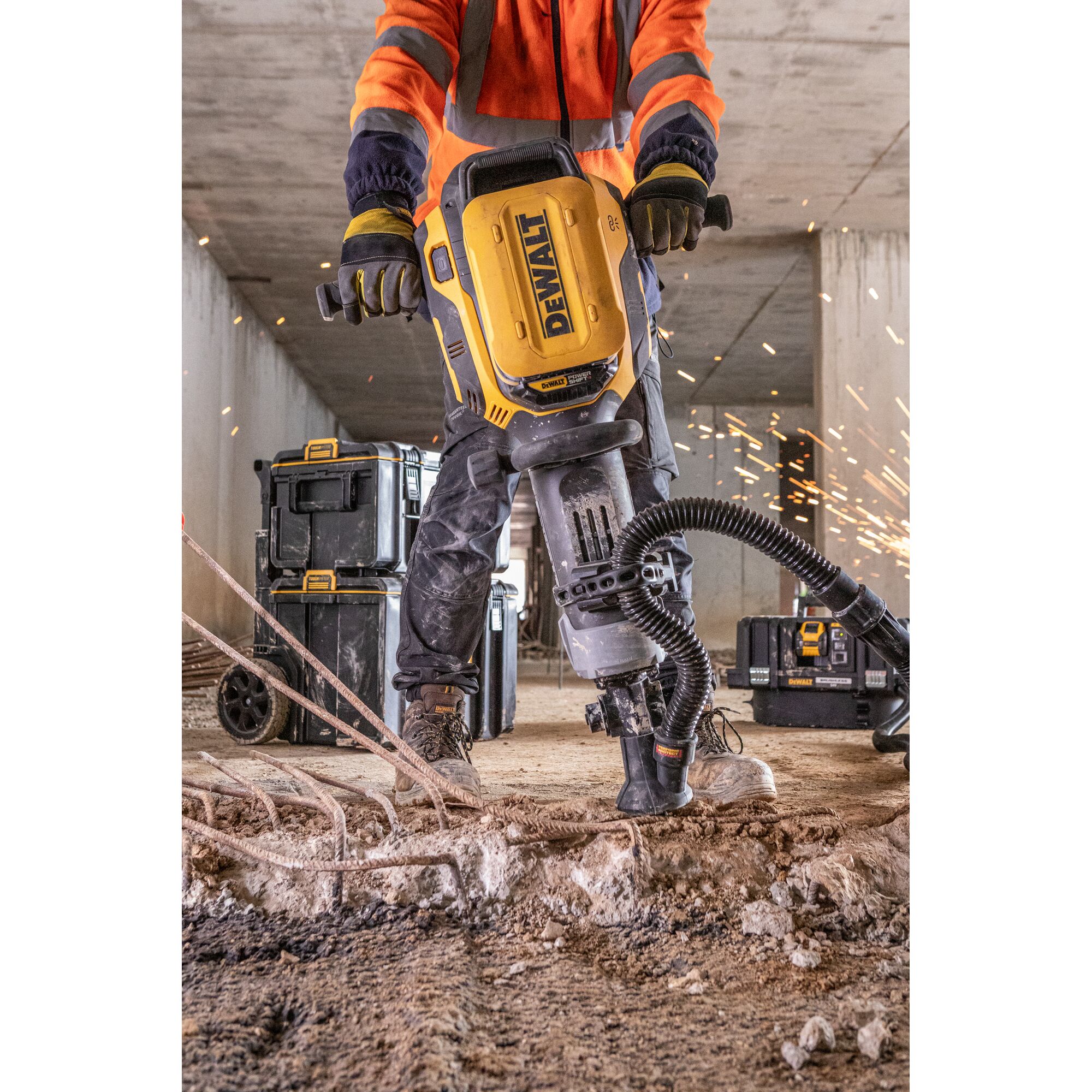 DCPS966N-XJ - Martillo Demoledor sin escobillas POWERSHIFT 15kg 41J 28mm HEX AVC sin cargador/batería