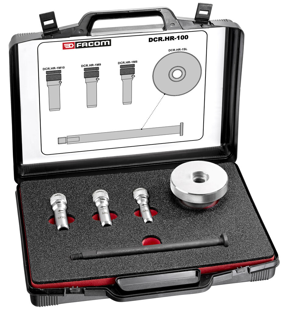 Juego de extractores para bujías de precalentamiento deformadas