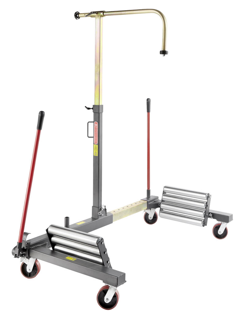 Eleva rueda de tractor hidráulica