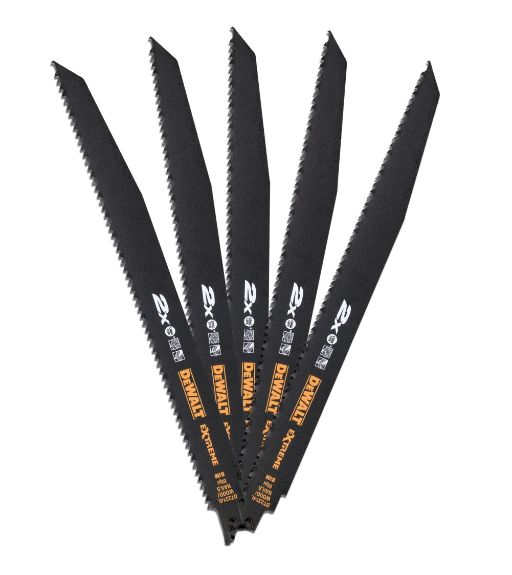 DT2314L-QZ - Hoja de sierra sable bi-metal Extreme 2X de demolición - 305mm 6 - 4,2 mm