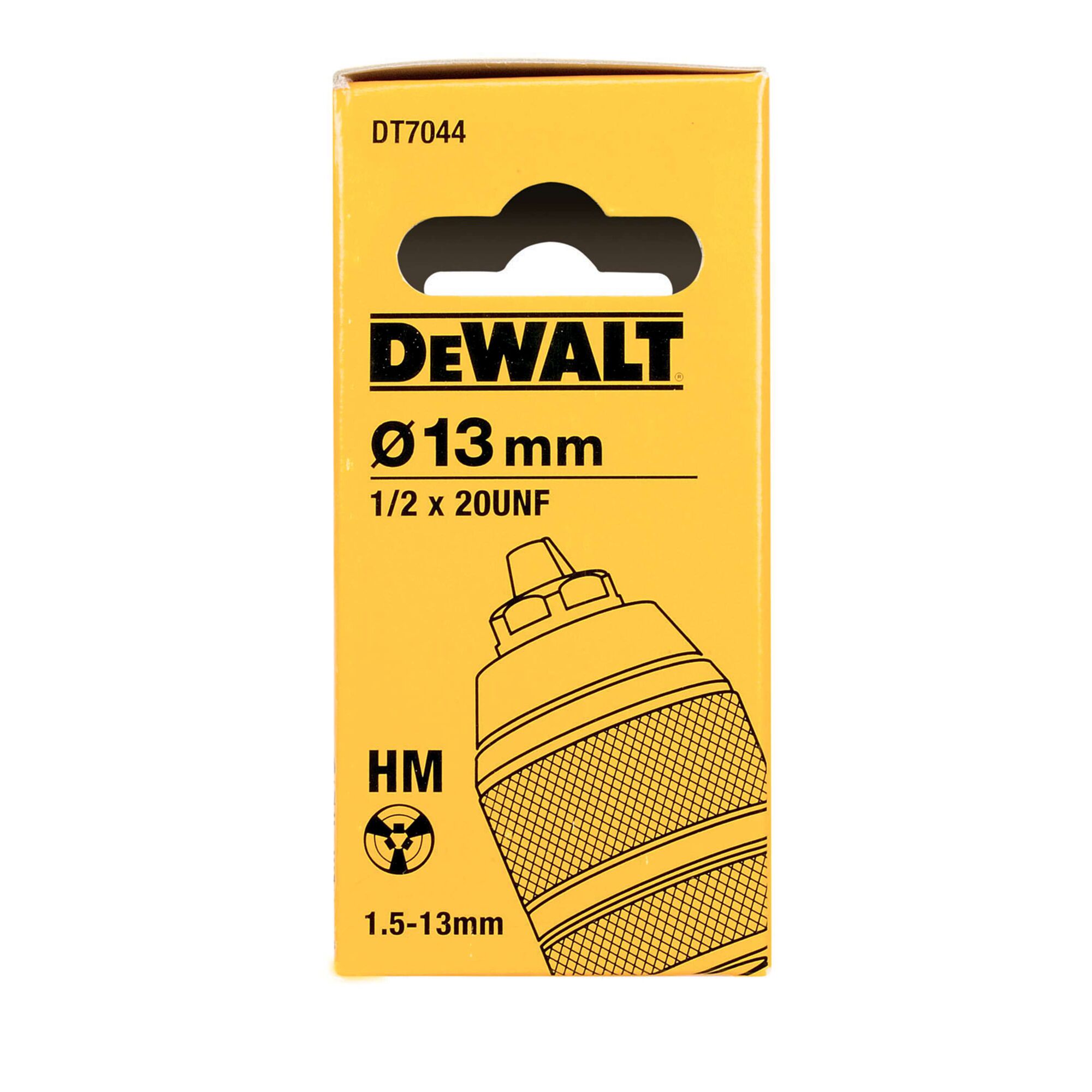 DT7044-QZ - Portabrocas sin llave 13mm 1/2
