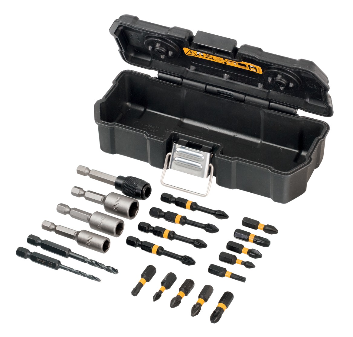 DT7965T-QZ - Juego de puntas de perforación Impact Torsion (20 piezas)