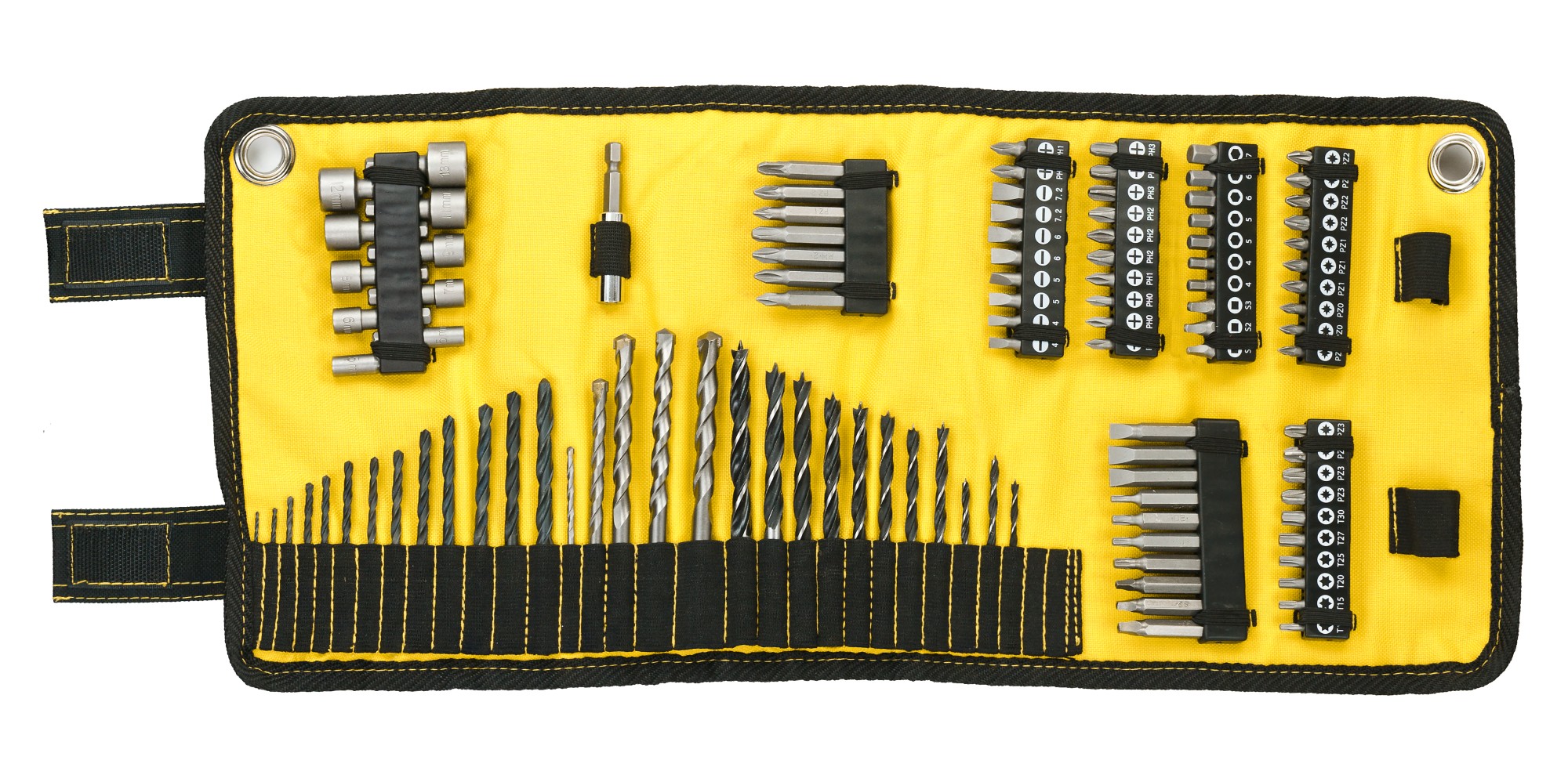 DT7981-QZ - Juego de 98 piezas para atornillar enrollable