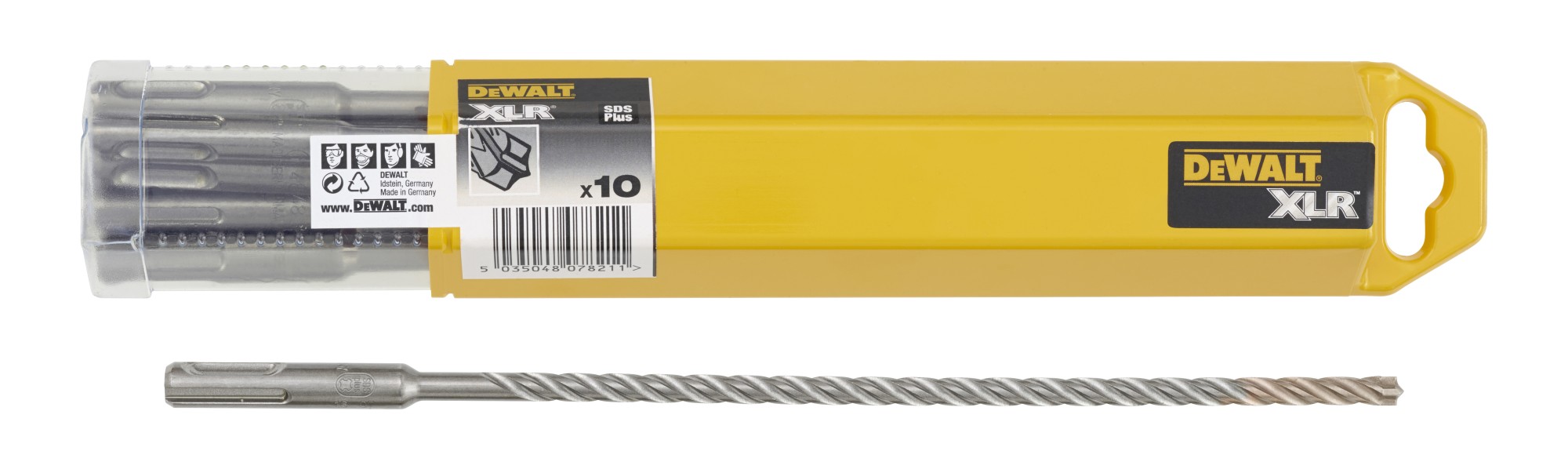 DT8972-QZ - Conjunto de brocas XLR SDS+ 12x200x150 (x10)