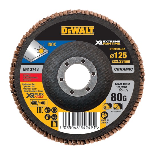 DT99585-QZ - Discos de láminas cerámica - 125mm