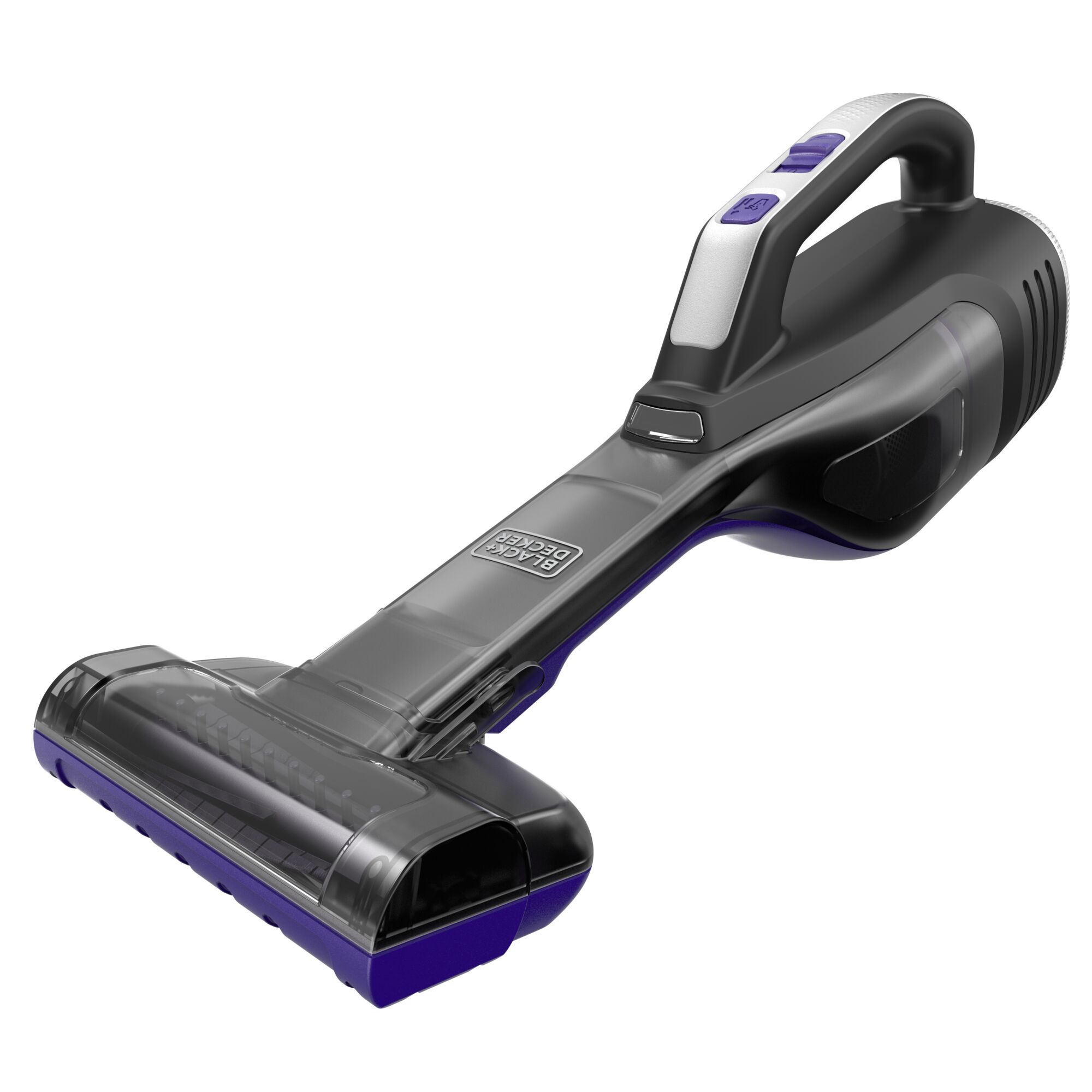 DVD320BP-QW - Aspirador de mano sin cable Reveal™ dustbuster® de 12V 2Ah con luces led, cepillo para mascotas y base de carga