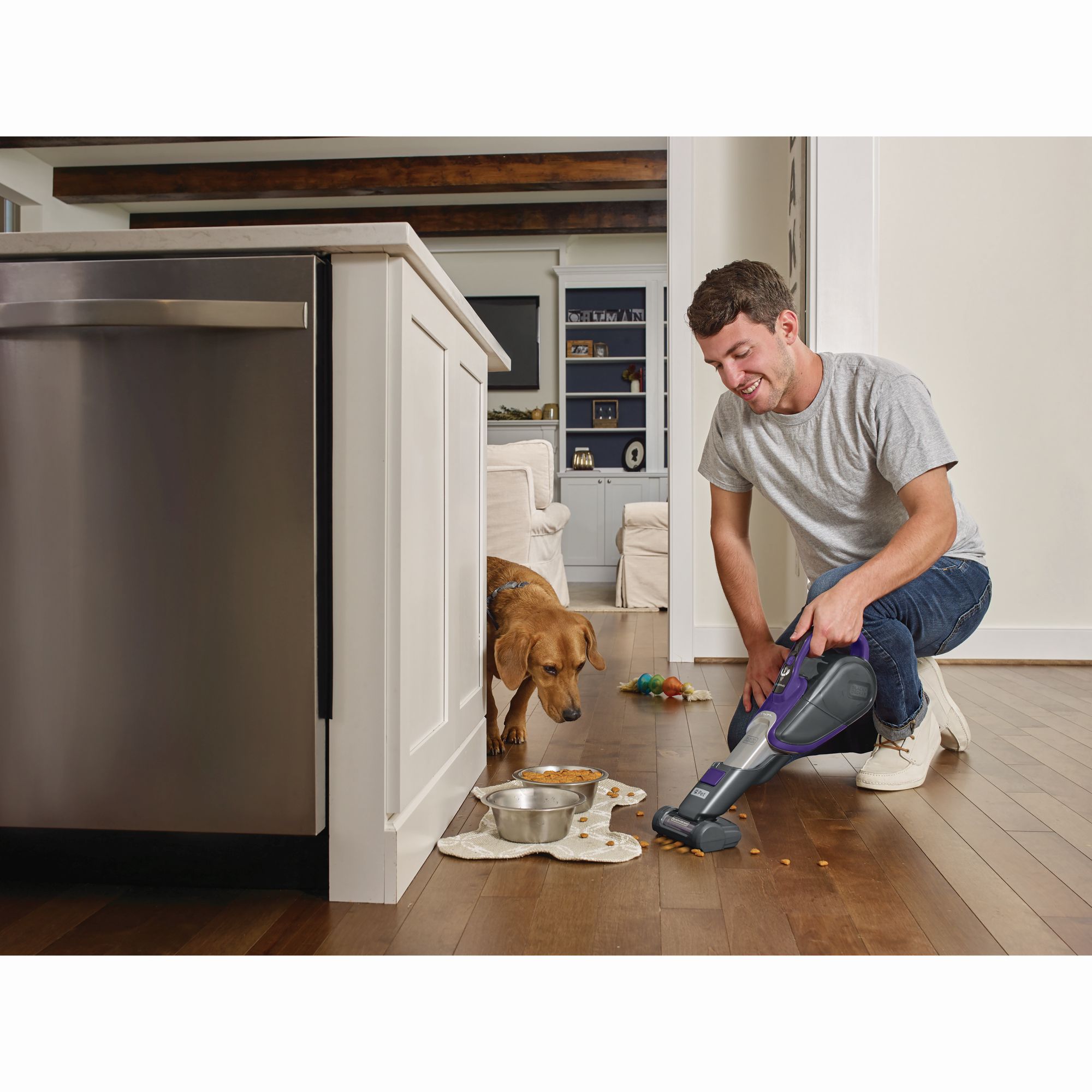 DVJ325BFSP-QW - Aspirador de mano 27Wh GEN 10 con tecnología Smart Tech especial para Mascotas