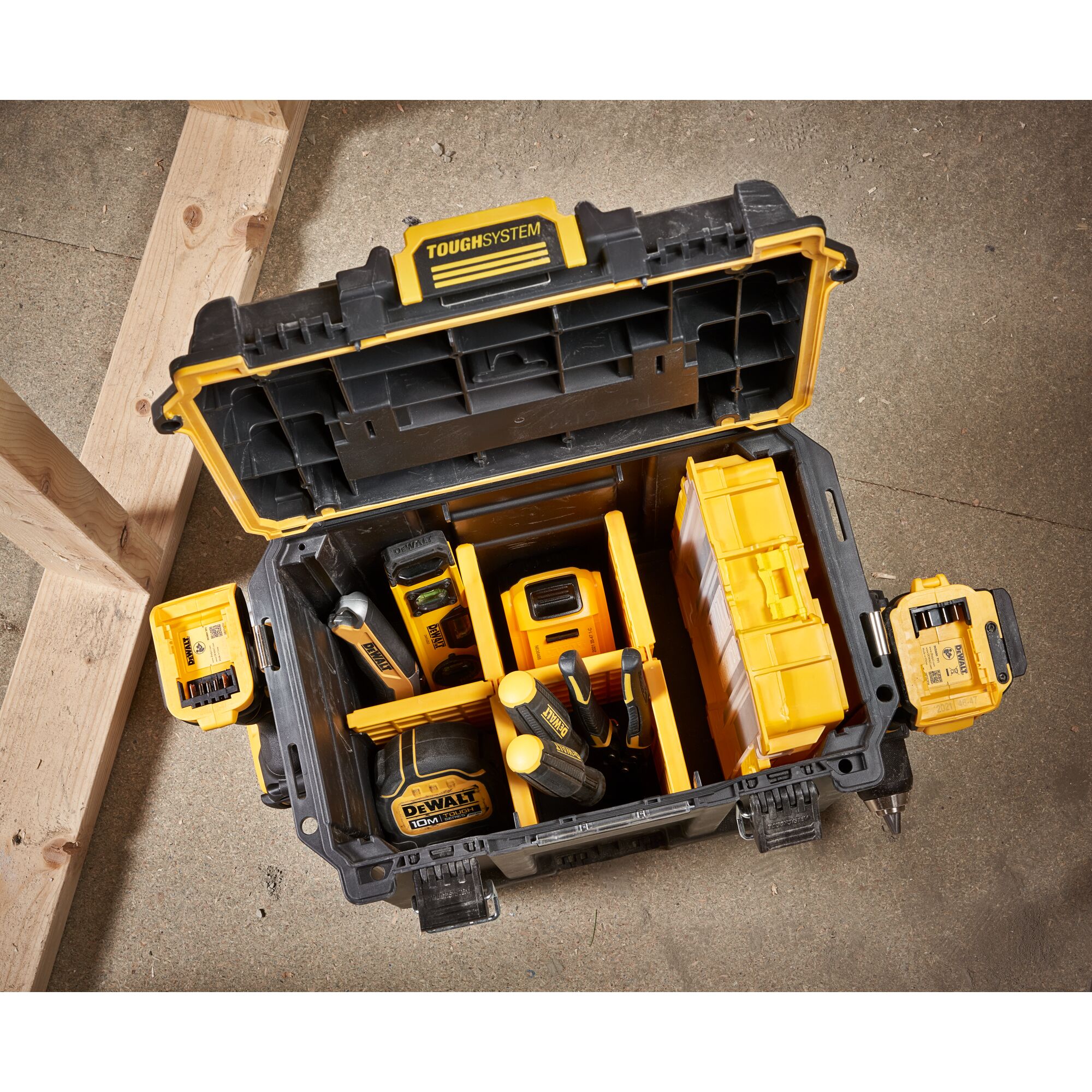 DWST08035-1 - DEWALT® TOUGHSYSTEM® 2.0 Caja de herramientas profunda compacta