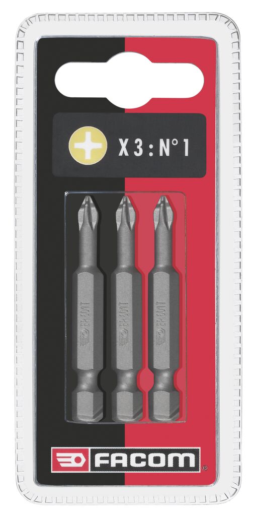 EP63T - Juego de 3 puntas High Perf' Titanio serie 6 para tornillos Phillips®