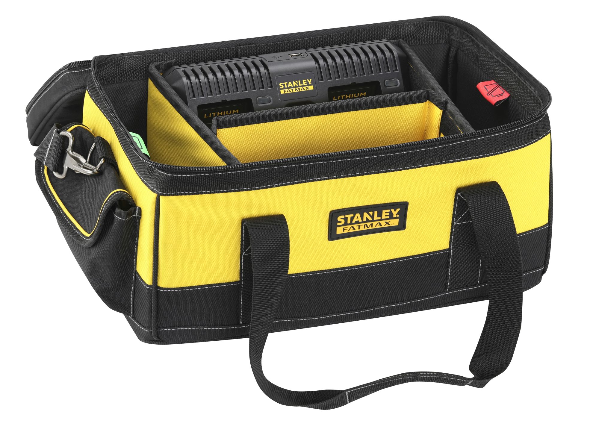 Bolsa con cargador doble 18V