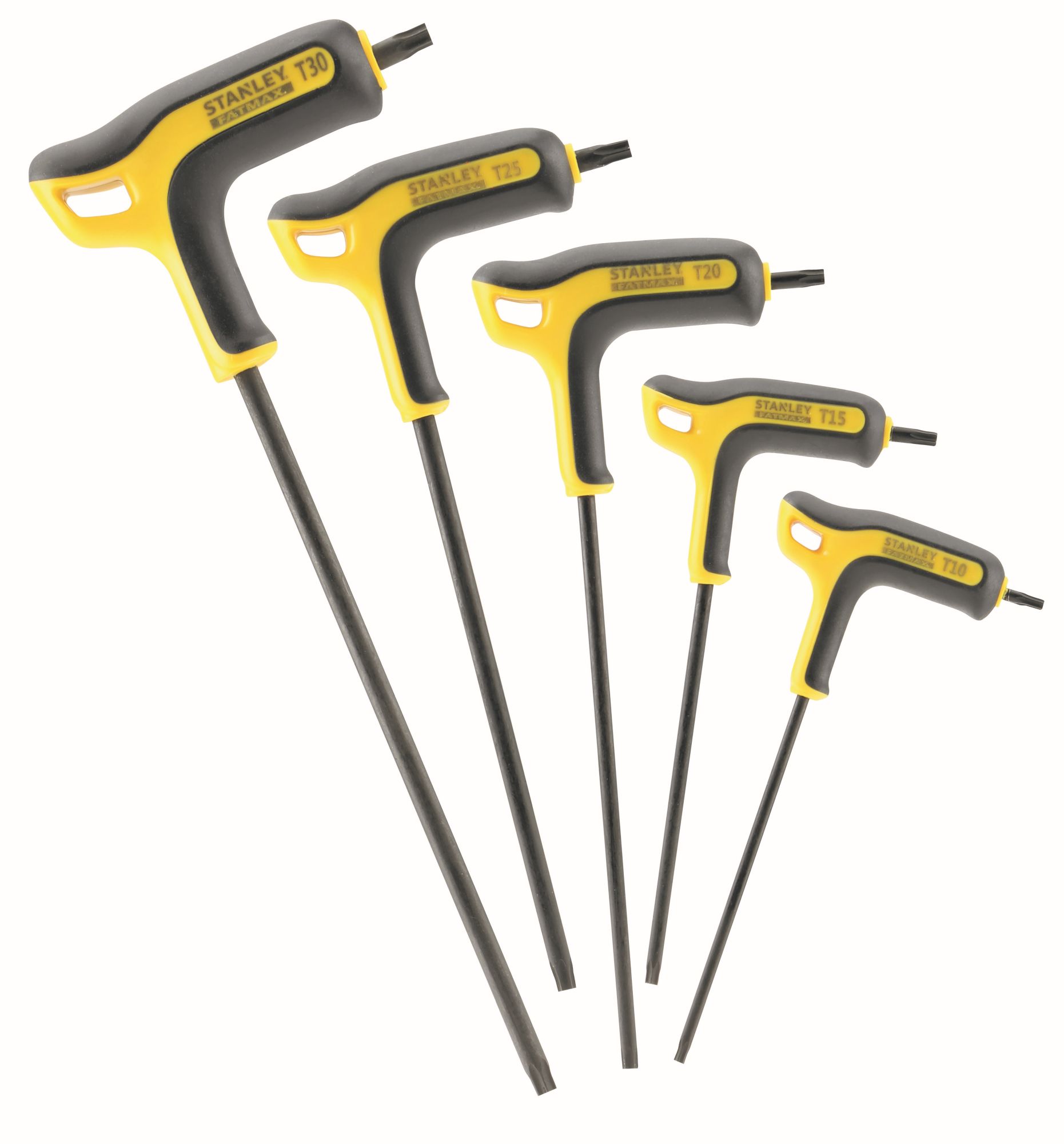 Set 5 llaves Torx FATMAX® mango en “T”. T10, T15, T20, T25 y T30.