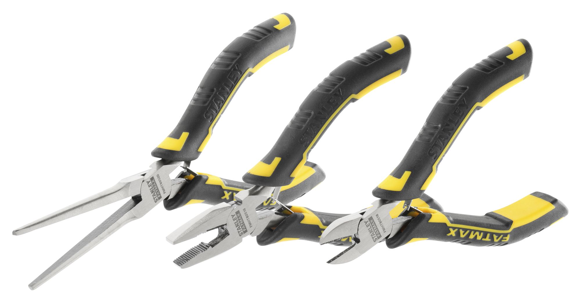 Set mini-alicates FATMAX® 3 piezas (Universal 120mm, Corte Diagonal 110mm y Boca Larga 150mm)