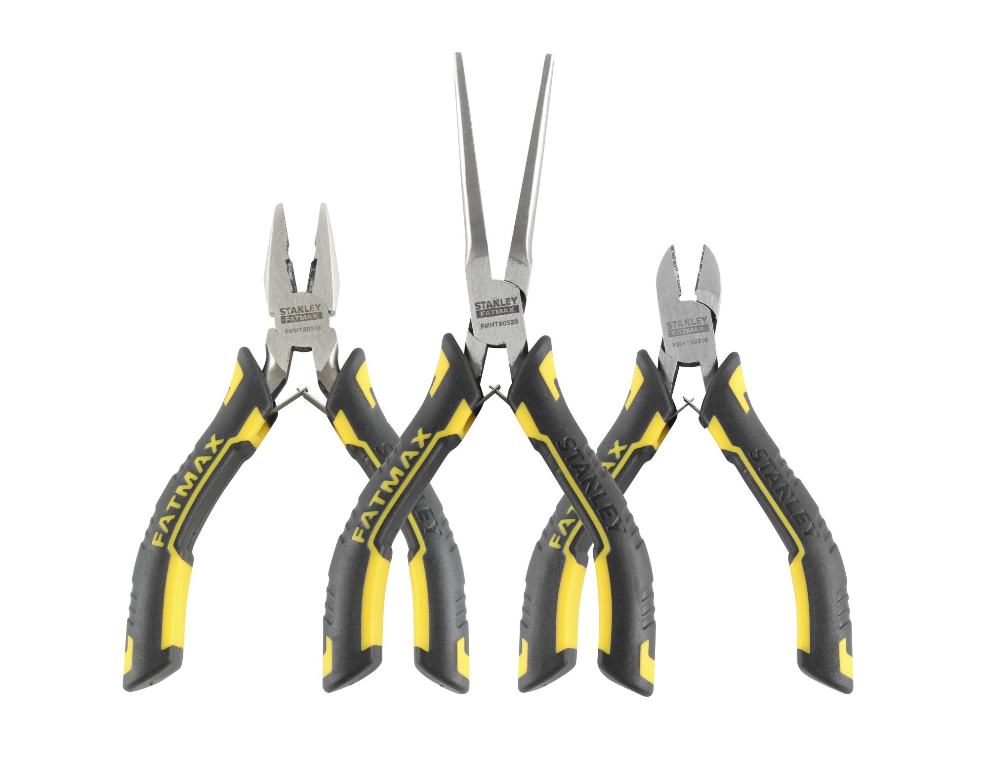 Set mini-alicates FATMAX® 3 piezas (Universal 120mm, Corte Diagonal 110mm y Boca Larga 150mm)
