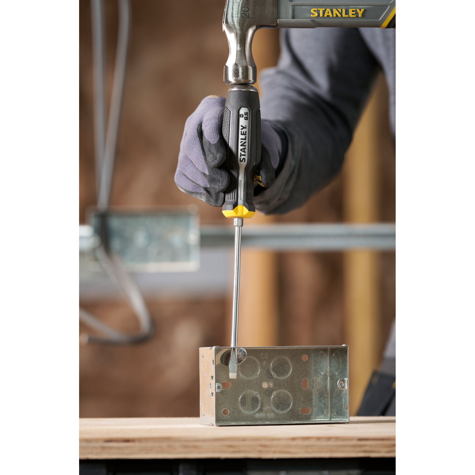 Destornillador STANLEY® Zona de Golpe 6,5x150mm