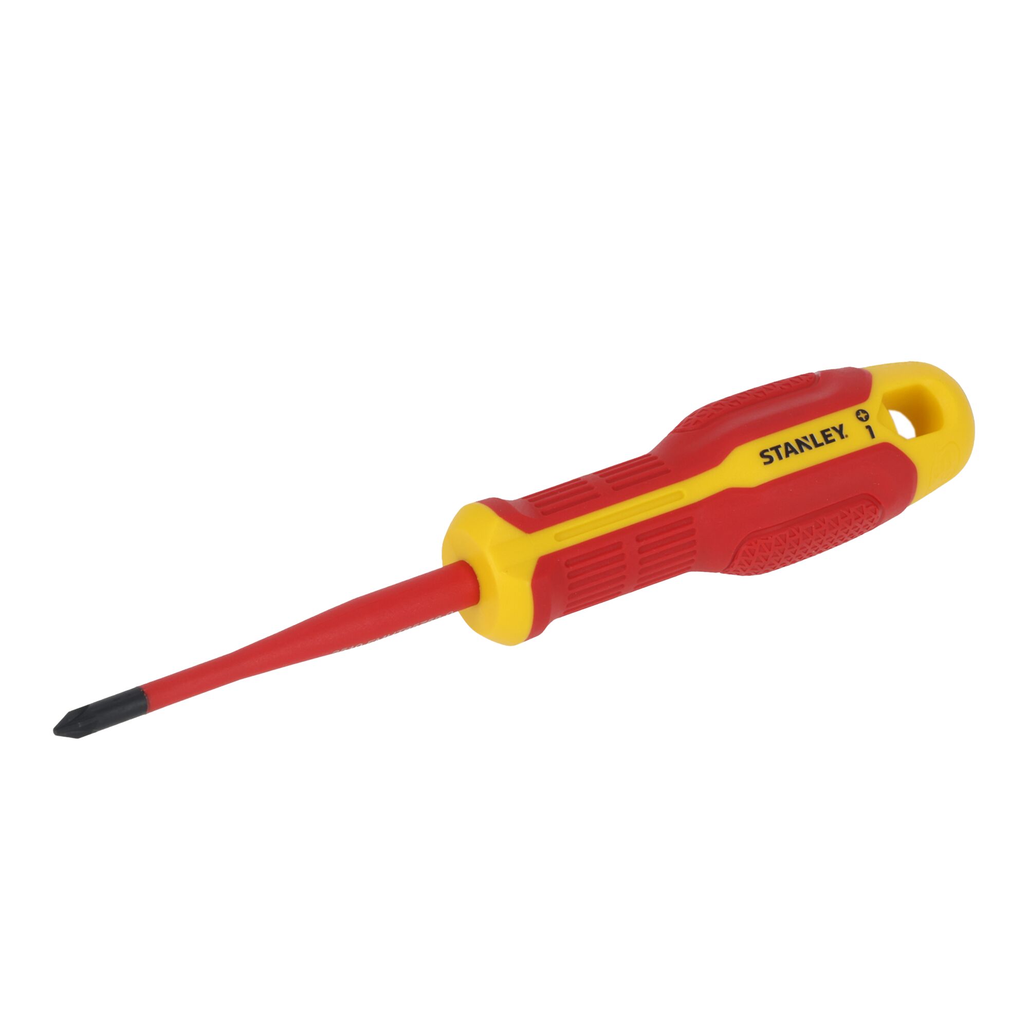 Destornillador STANLEY® Pozidriv Aislado 1000v PZ1x80mm