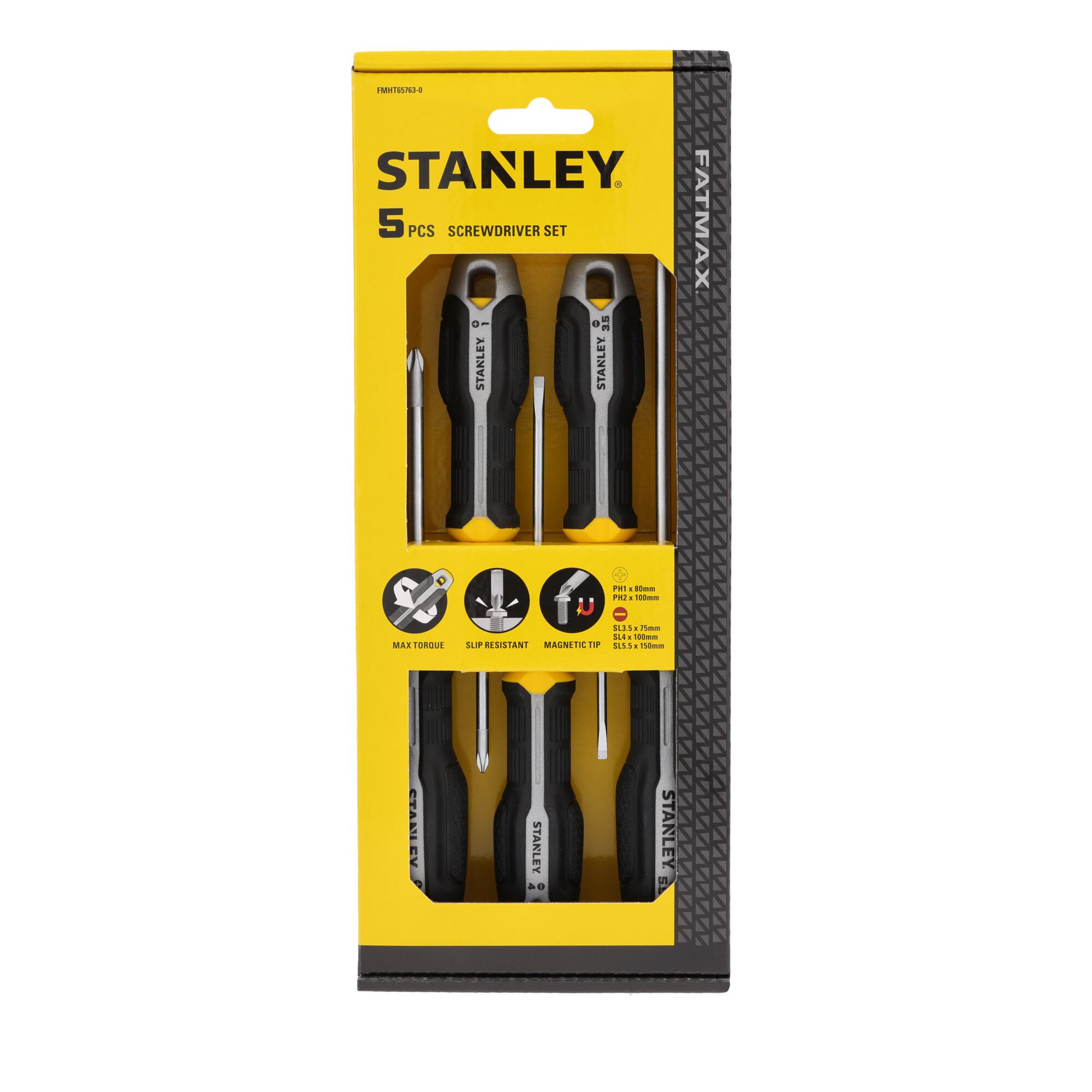 Juego Destornilladores STANLEY® Phillips/Pozidriv -5 Piezas
