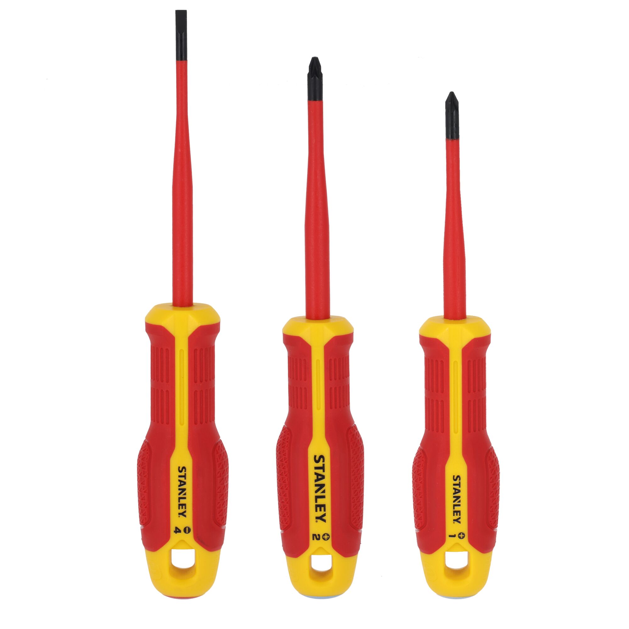 Juego Destornilladores Electricista Aislado 1000v STANLEY® Pozidriv - 3 Piezas