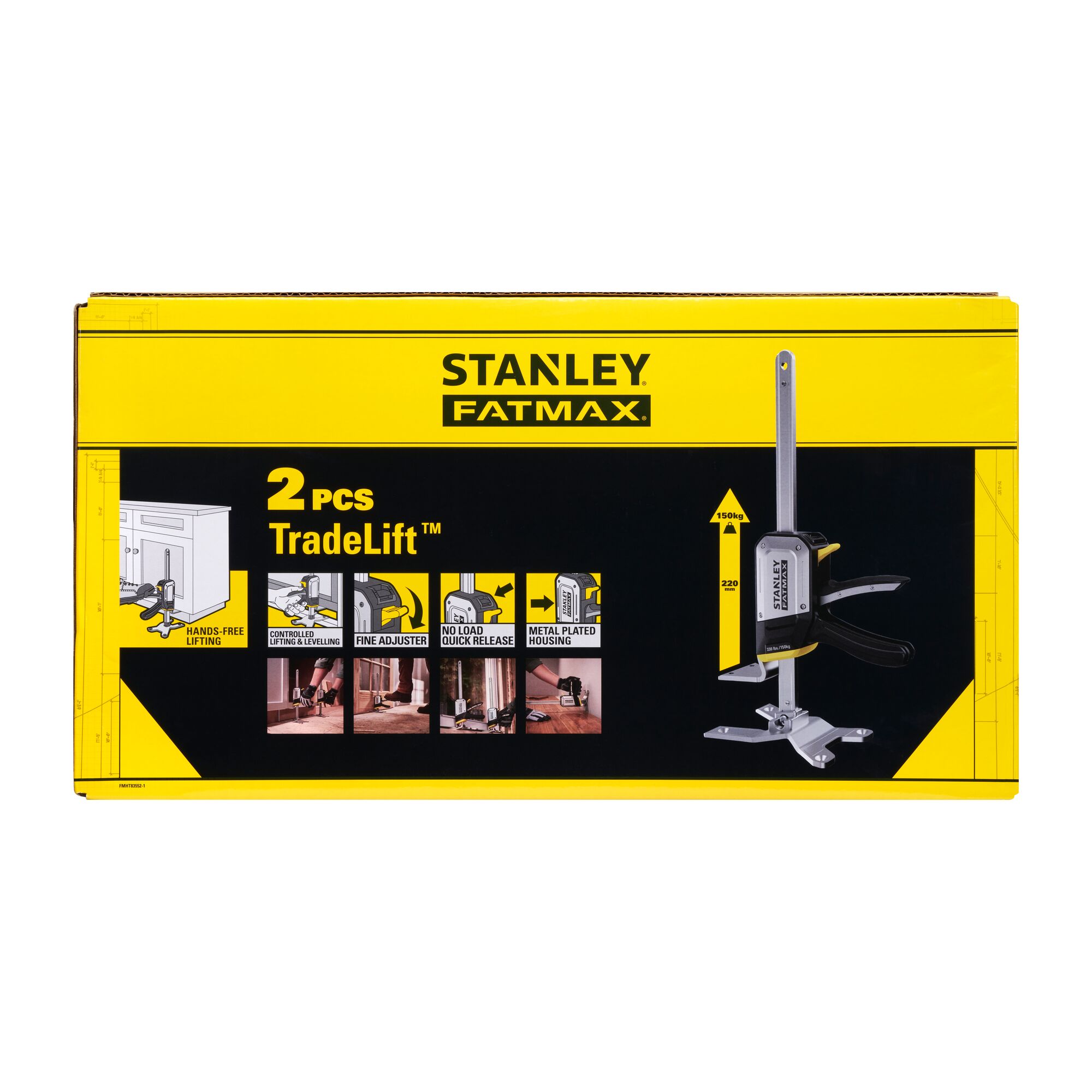 STANLEY® FATMAX® TradeLift™ 150 kg Elevador multiusos - Twin Pack
