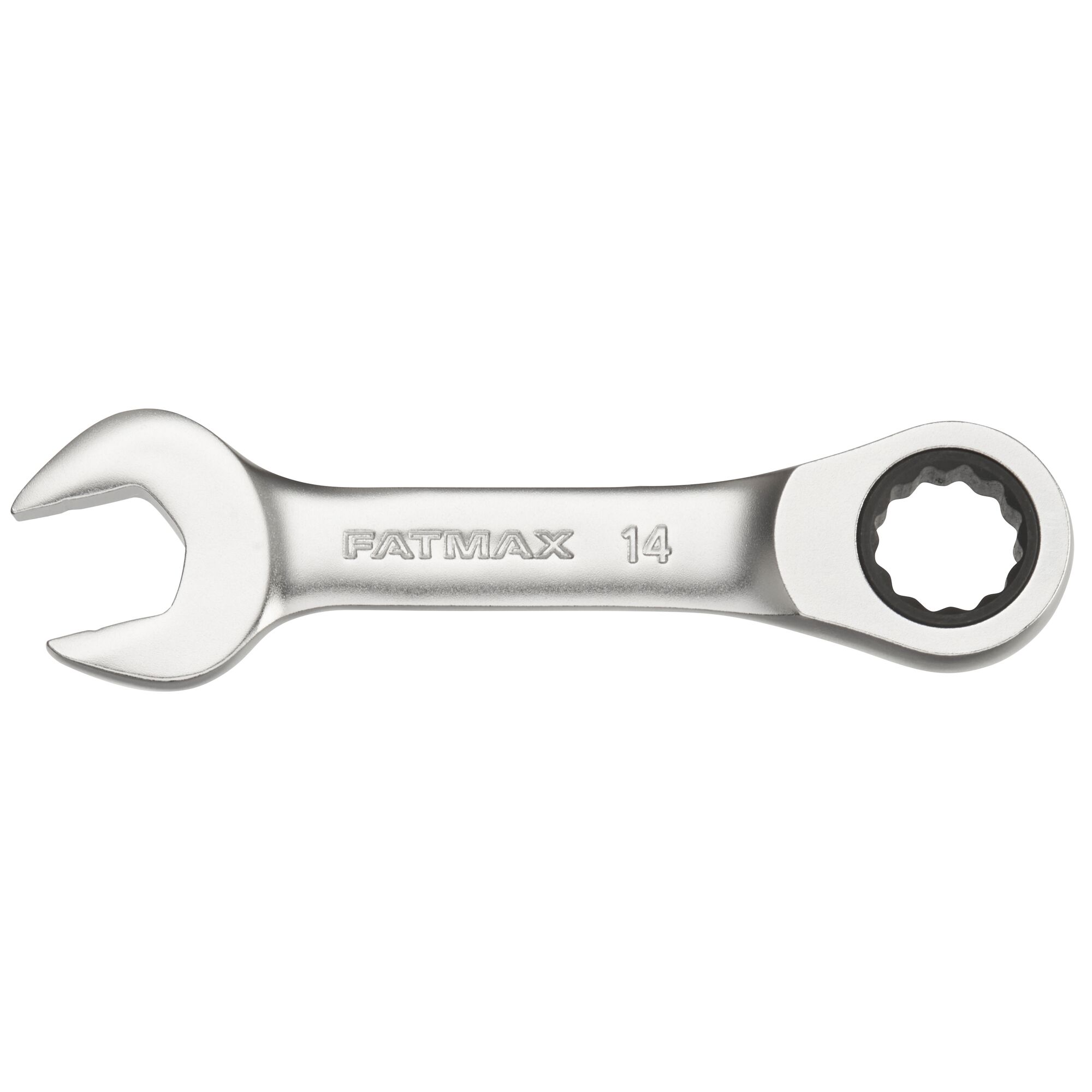 Llave combinada corta con carraca 14mm