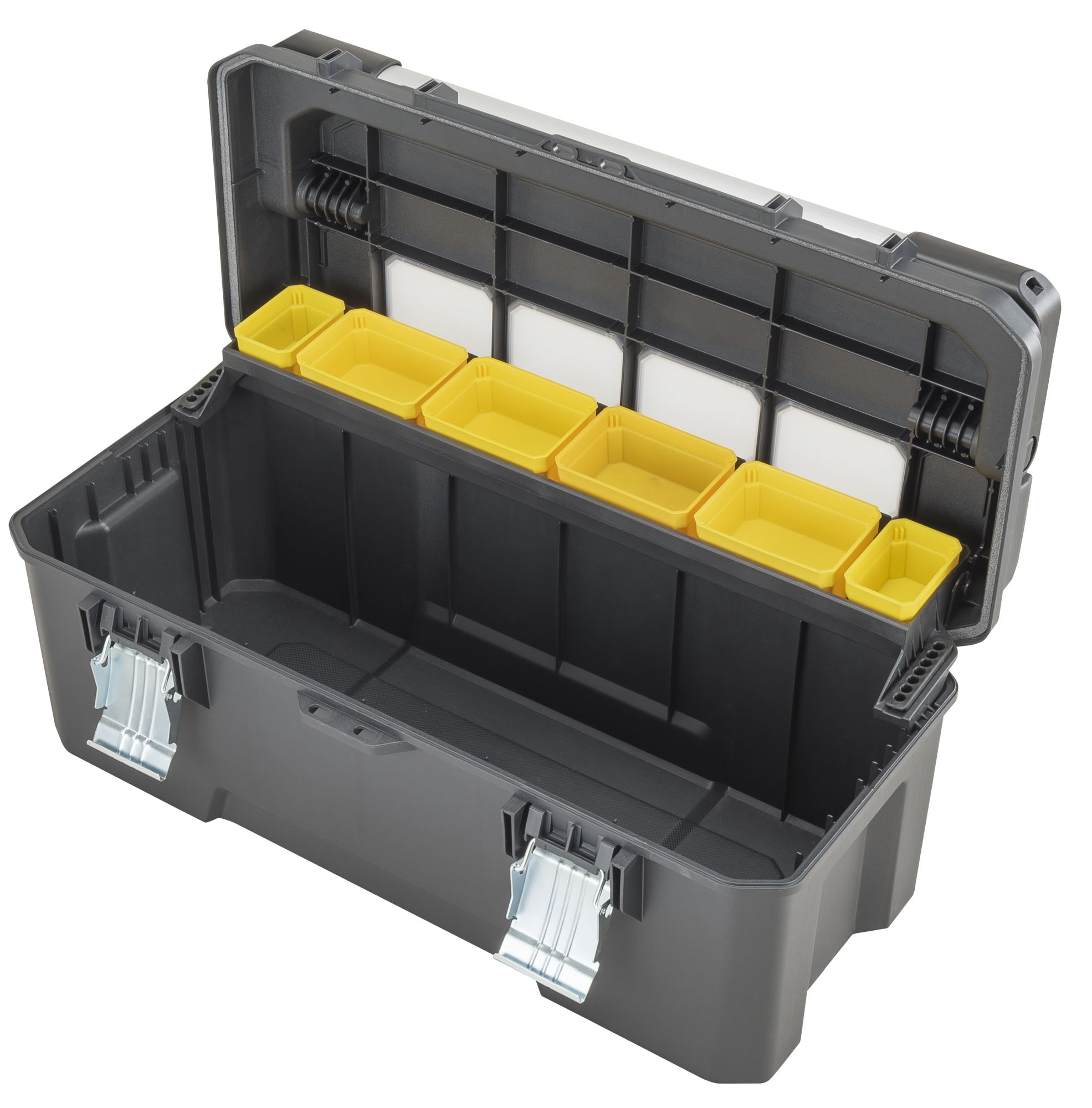 Caja de herramientas PRO 26” (66,04cm) con organizadores en bandeja cantilever