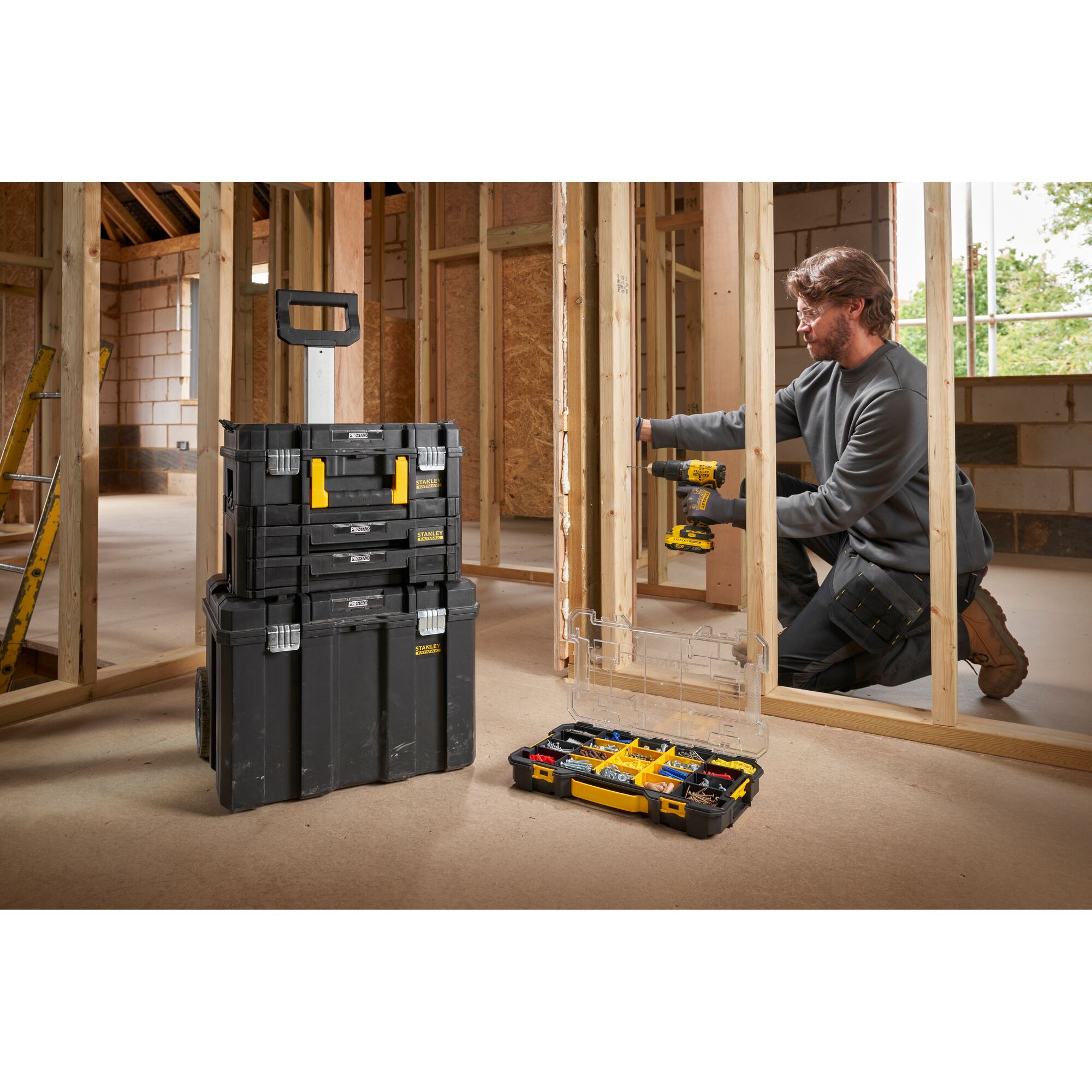 Organizadores STANLEY® FATMAX® PRO-STACK™ (Triple Pack)