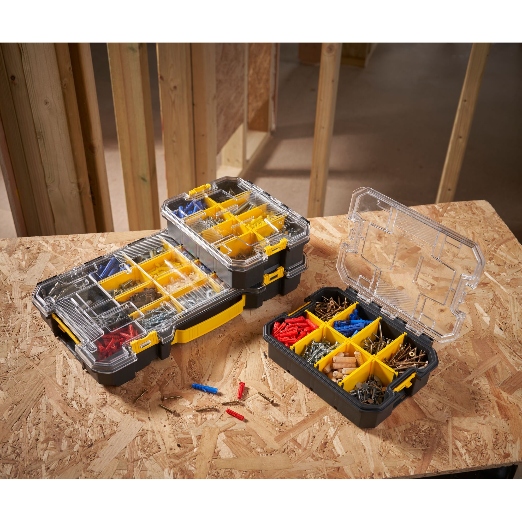 Organizadores STANLEY® FATMAX® PRO-STACK™ (Triple Pack)