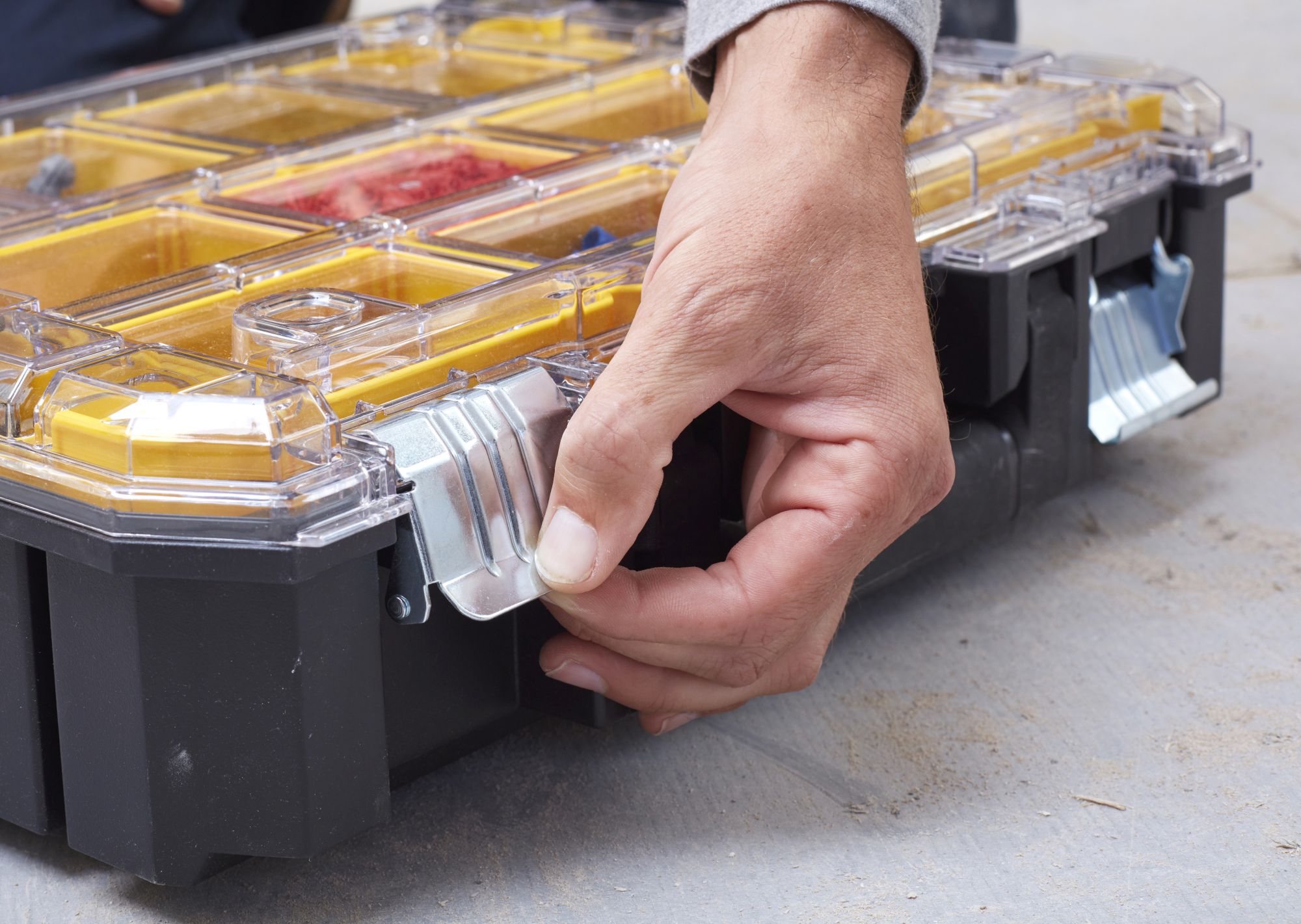 Organizador con tapa transparente PRO-STACK FatMax