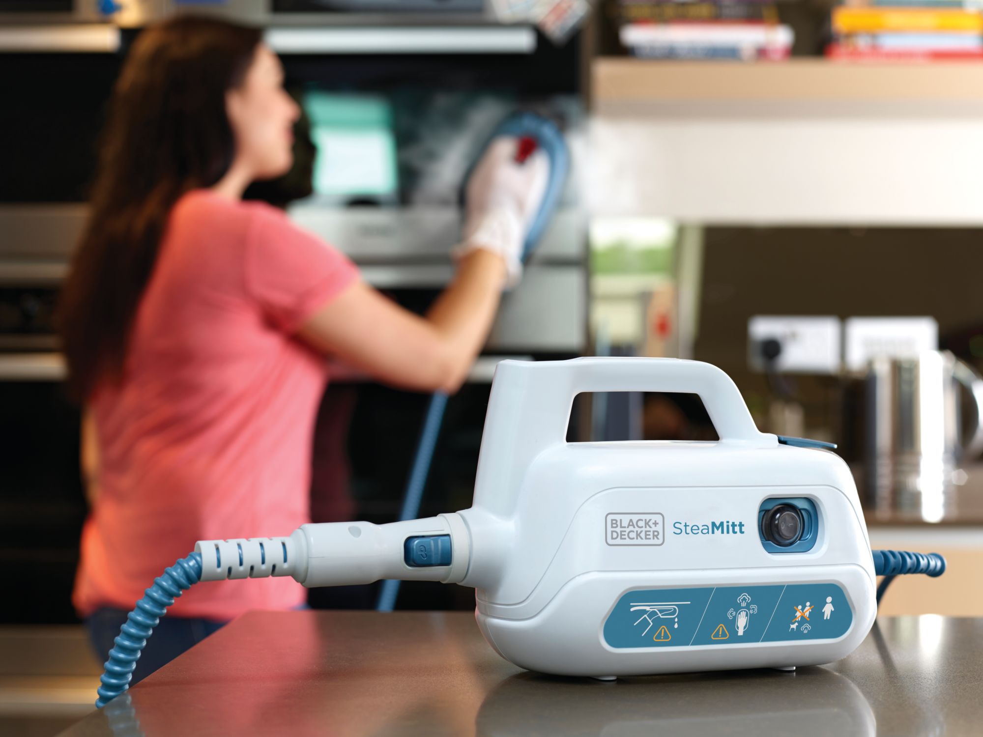 FSH10SM-QS - SteaMitt 1000W con 3m de cable y accesorios