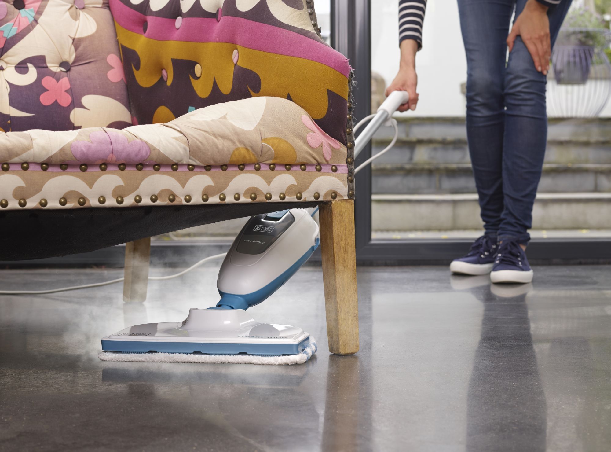 FSMH13E5-QS - Mopa de limpieza a vapor 5 en 1 1300W