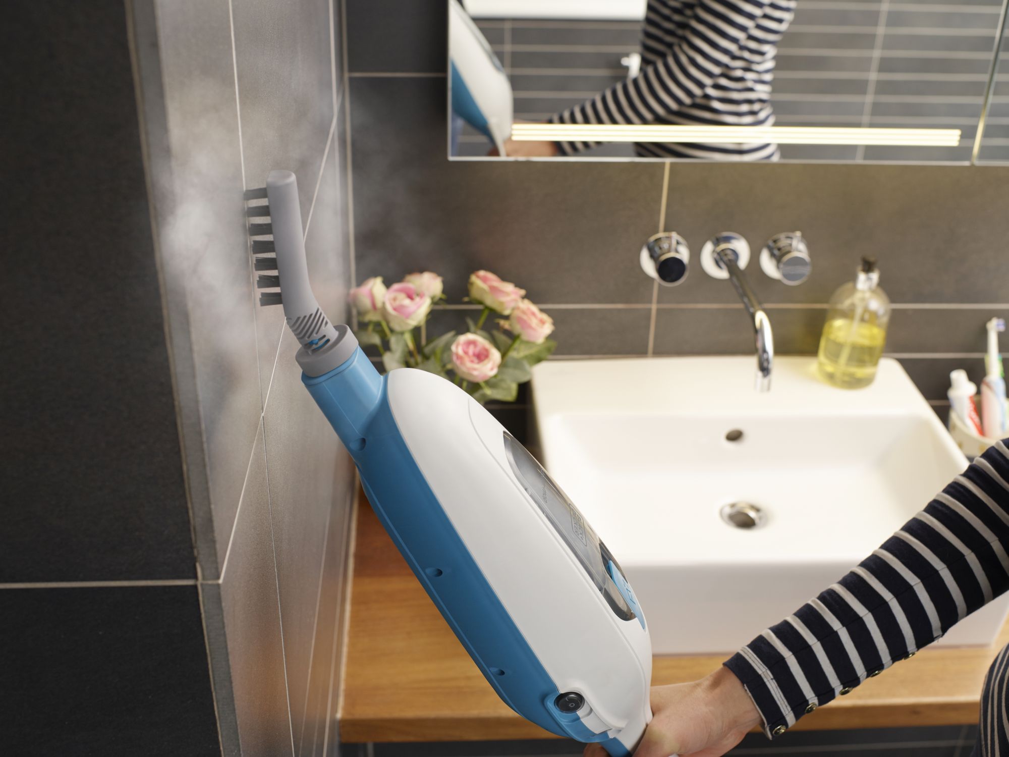 FSMH13E5-QS - Mopa de limpieza a vapor 5 en 1 1300W