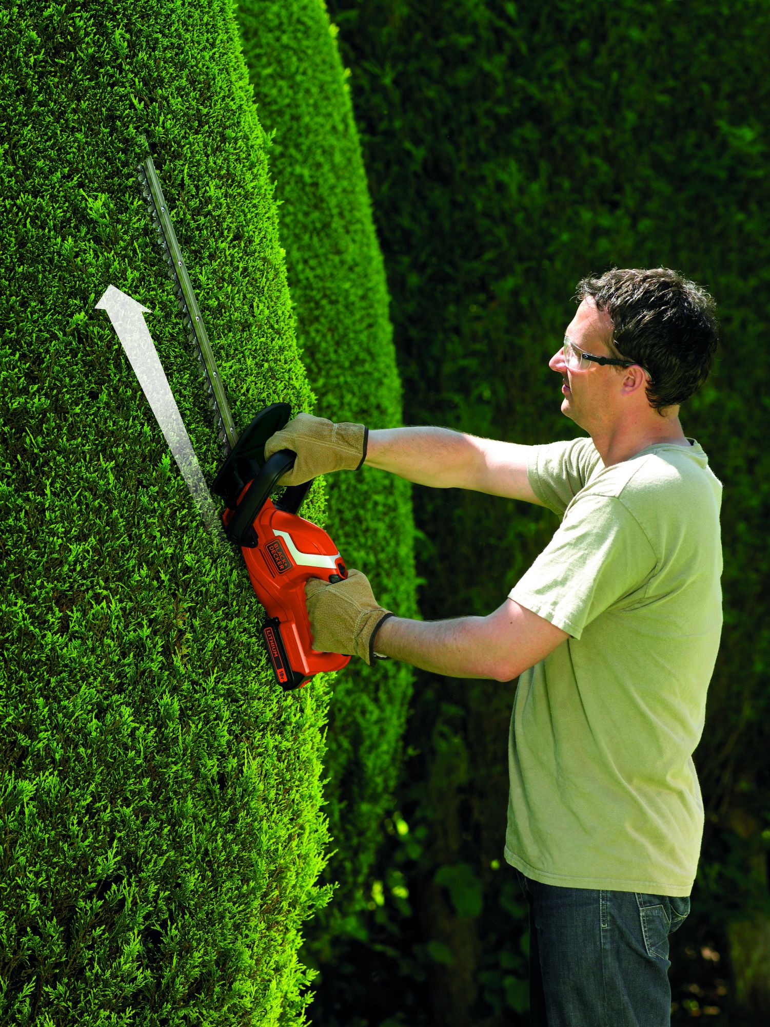 GTC1845L20-QW - Cortasetos 18V 2.0Ah Litio 45cm