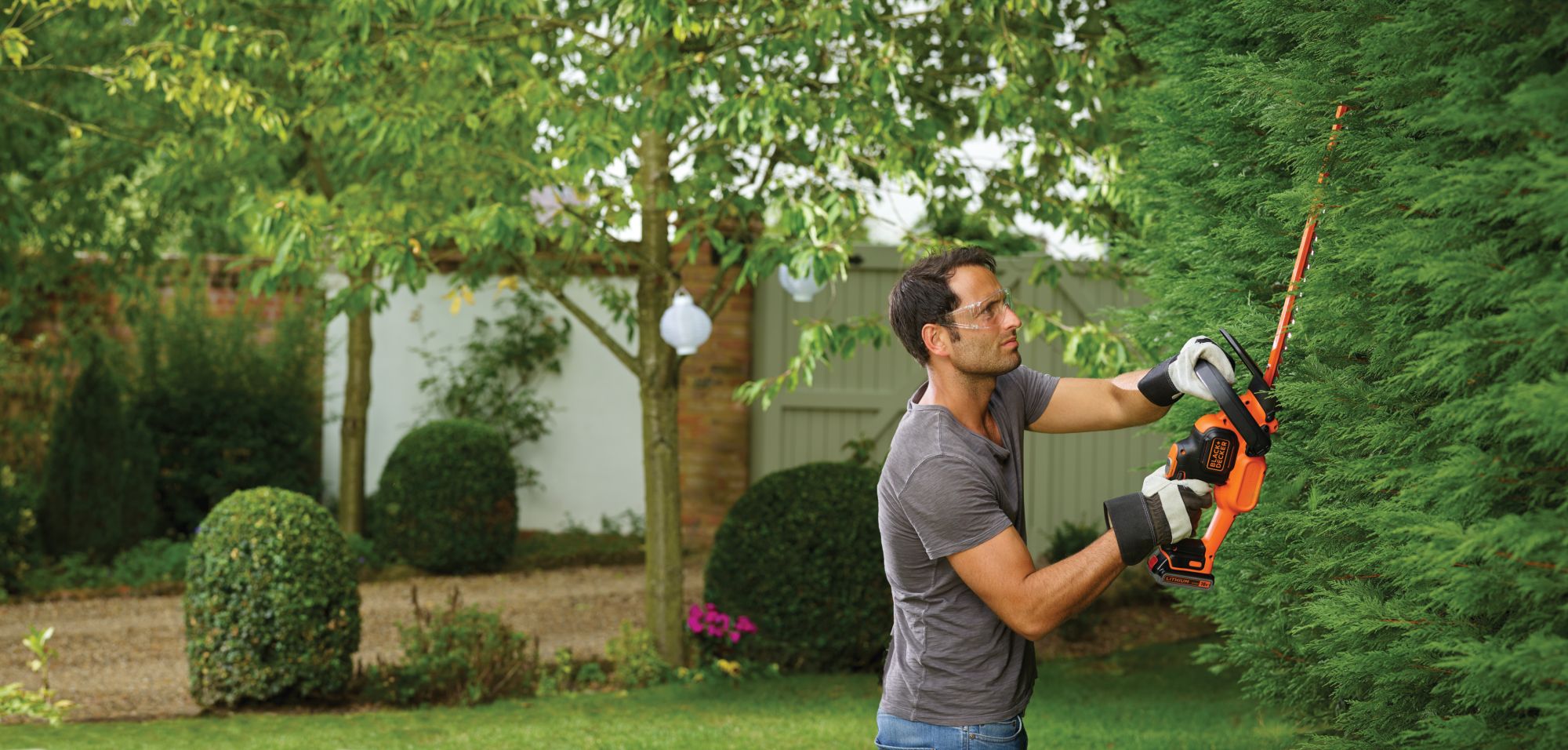 GTC18502PC-QW - Cortasetos POWERCOMMAND 18V 2Ah 50cm