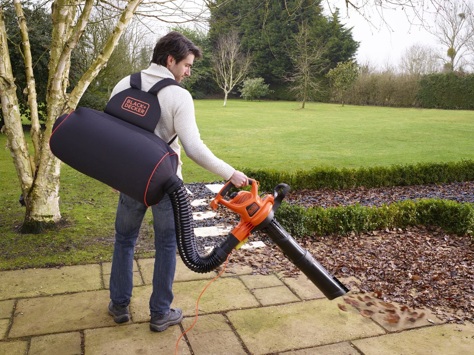 GW3030BP-QS - Aspirador-soplador-triturador de mochila 3000W