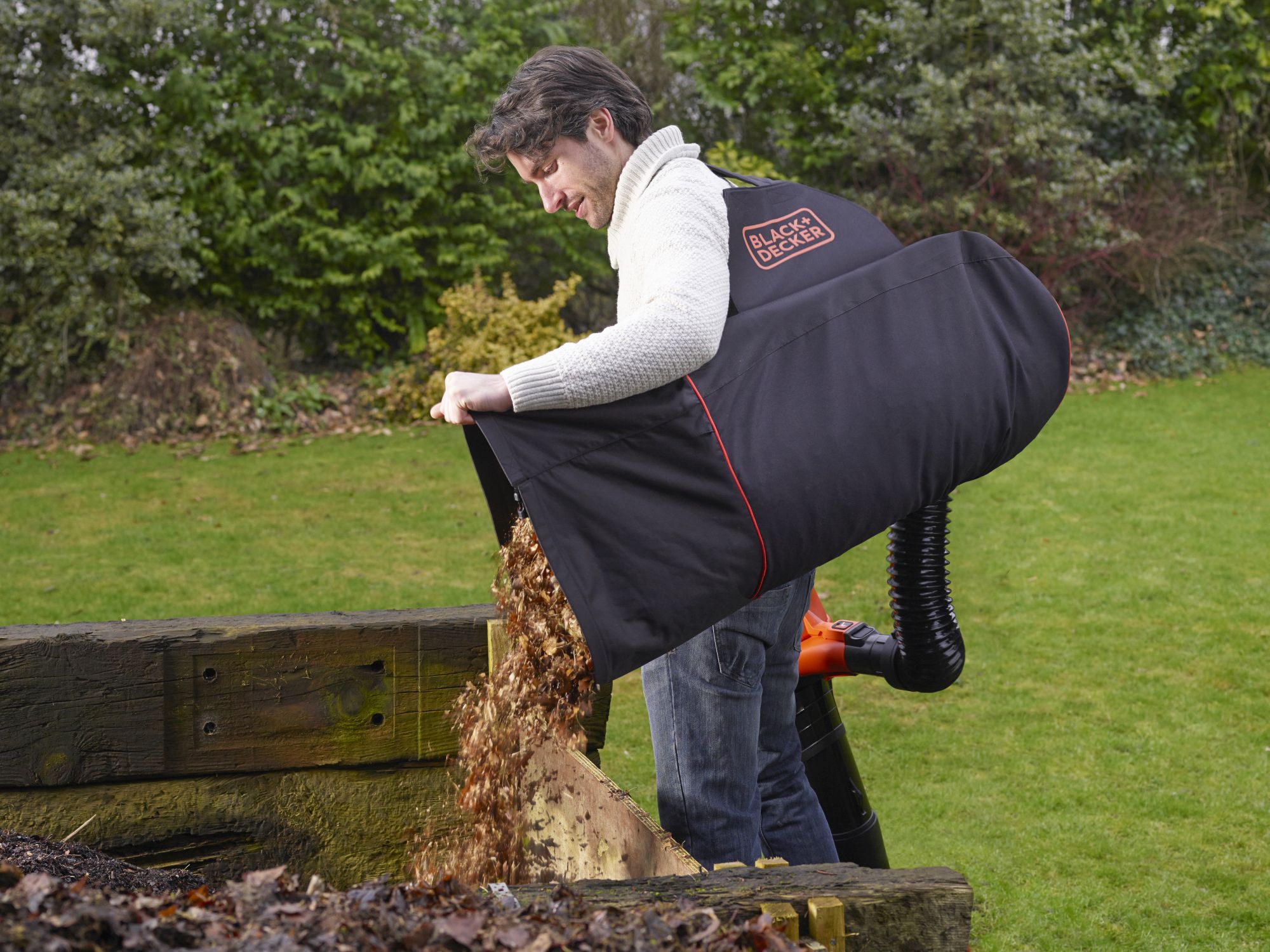 GW3030BP-QS - Aspirador-soplador-triturador de mochila 3000W