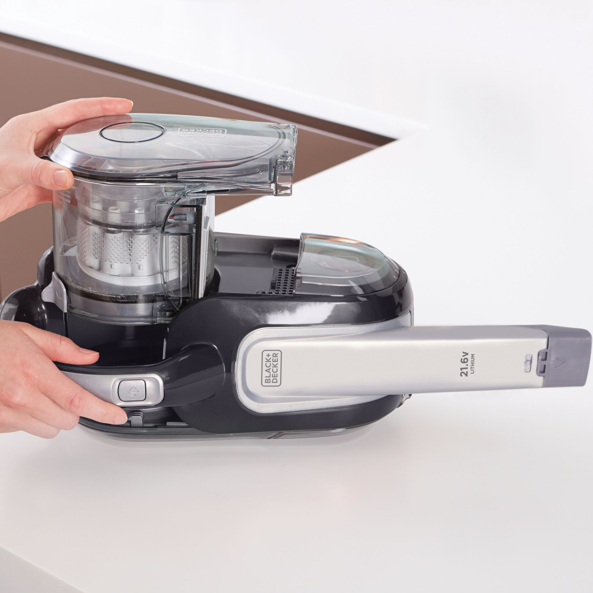 HVFE2150LB-QW - Aspirador de escoba 2 en 1 con tecoNología Ora