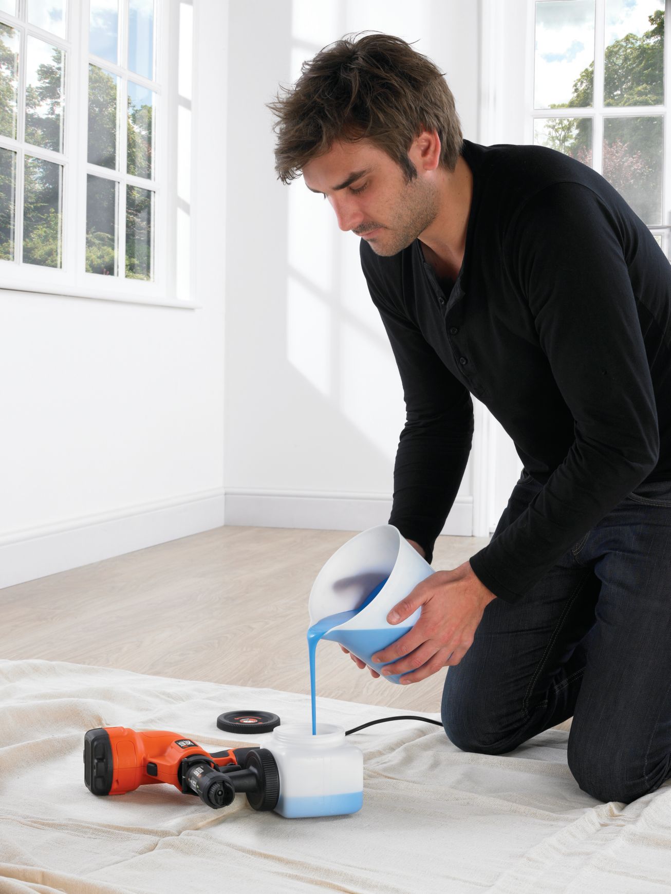 HVLP200-QS - Sistema de rociado fiNo - Turbina de mano