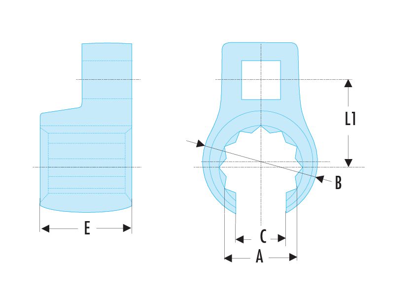 TERMINAL CROWFOOT 3/8 12C 5/8