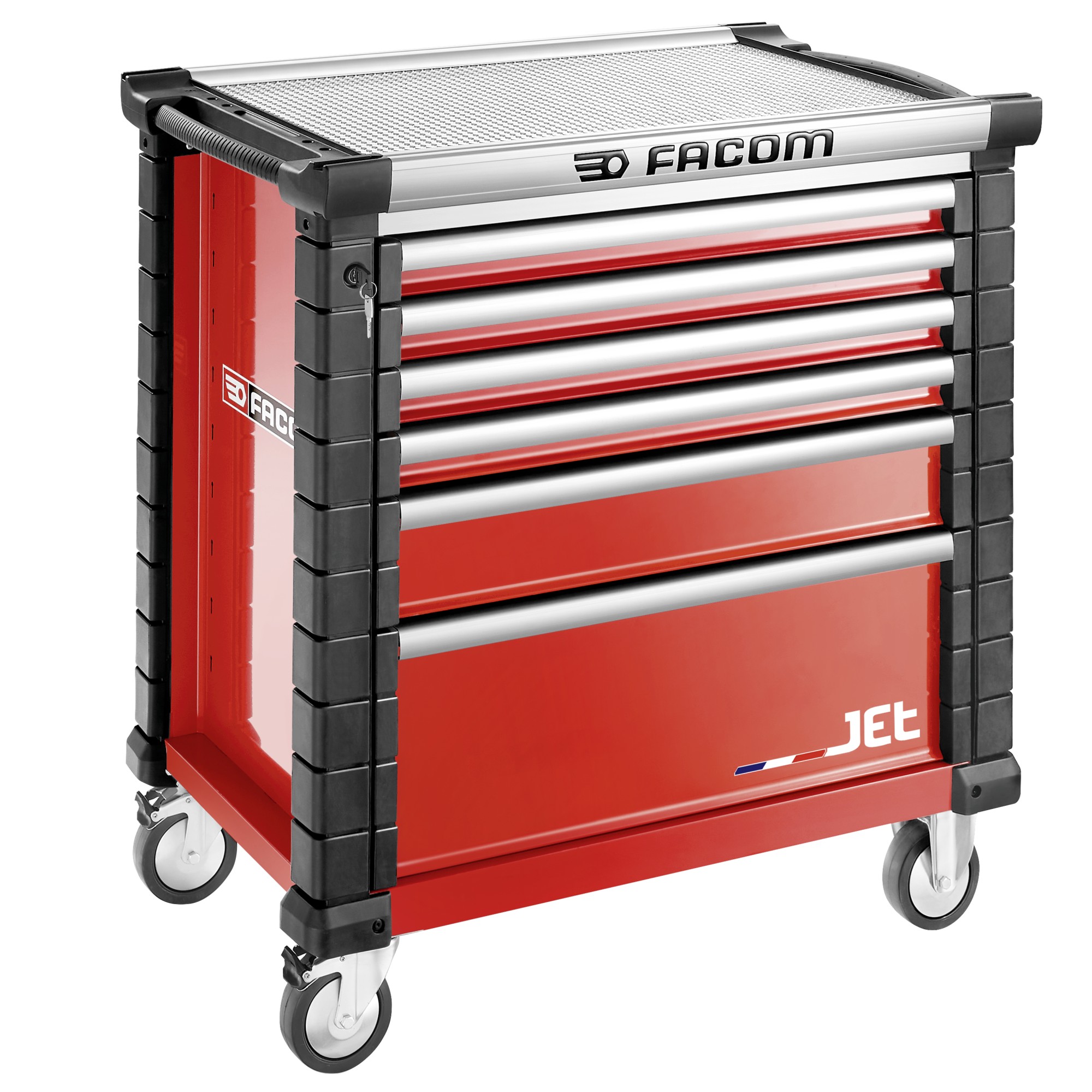 CARRO JETM4 - 6 CAJONES - ROJO