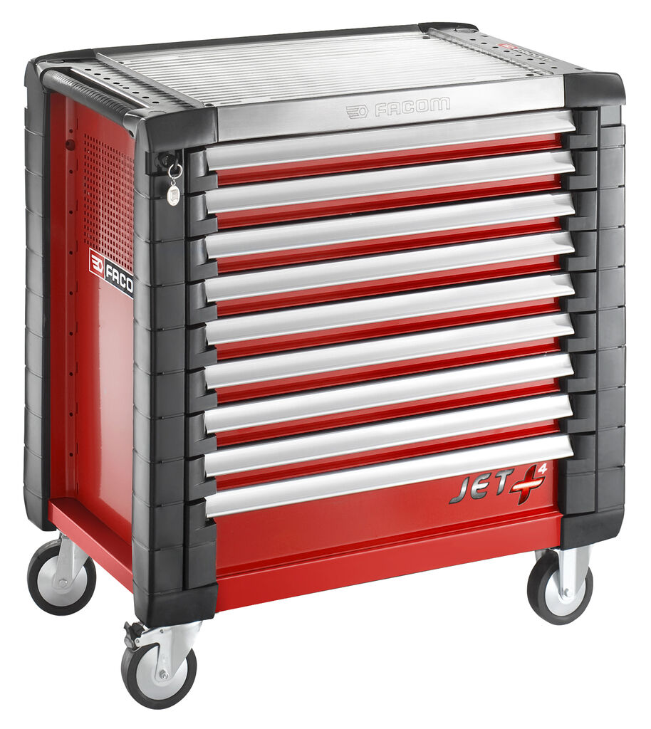 CARRO JETM4 - 9 CAJONES ROJO