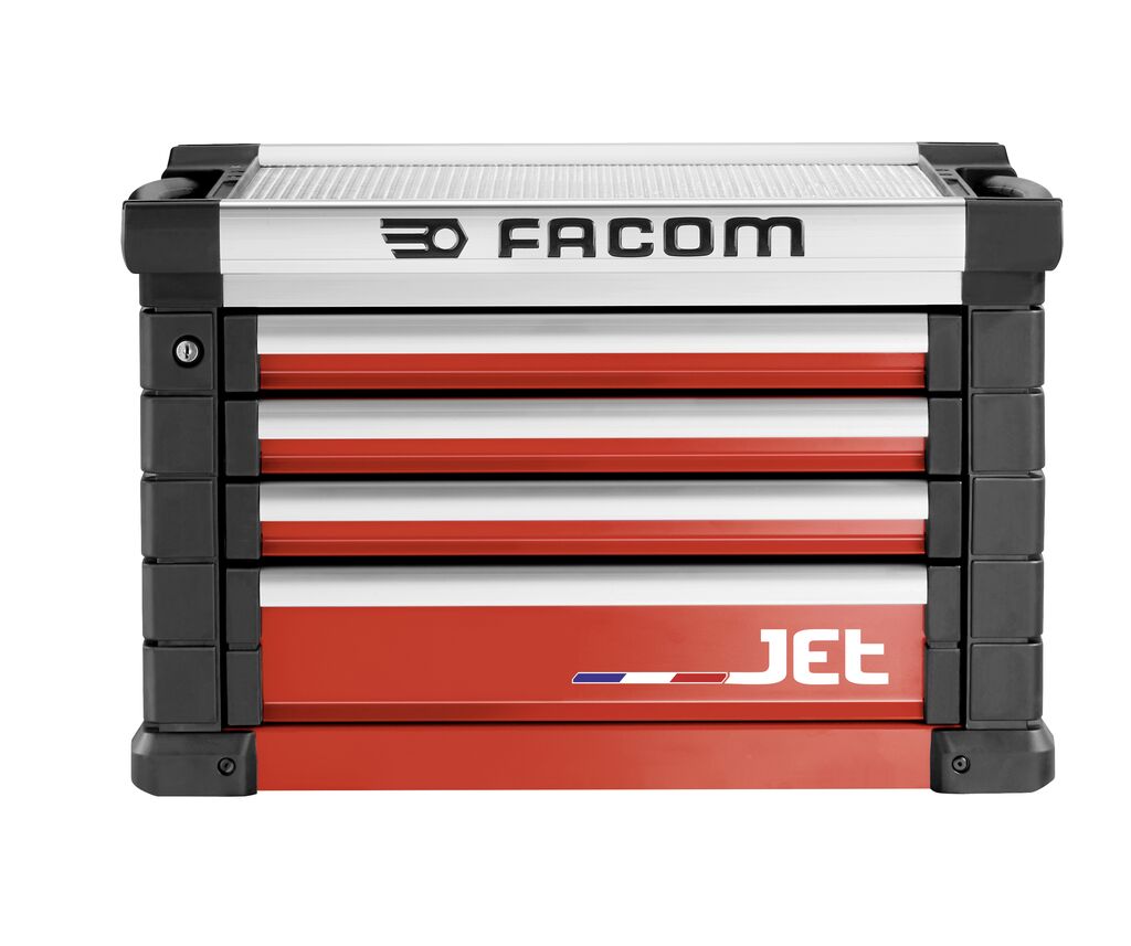 Cofres JET + 4 cajones - 3 módulos por cajón rojo