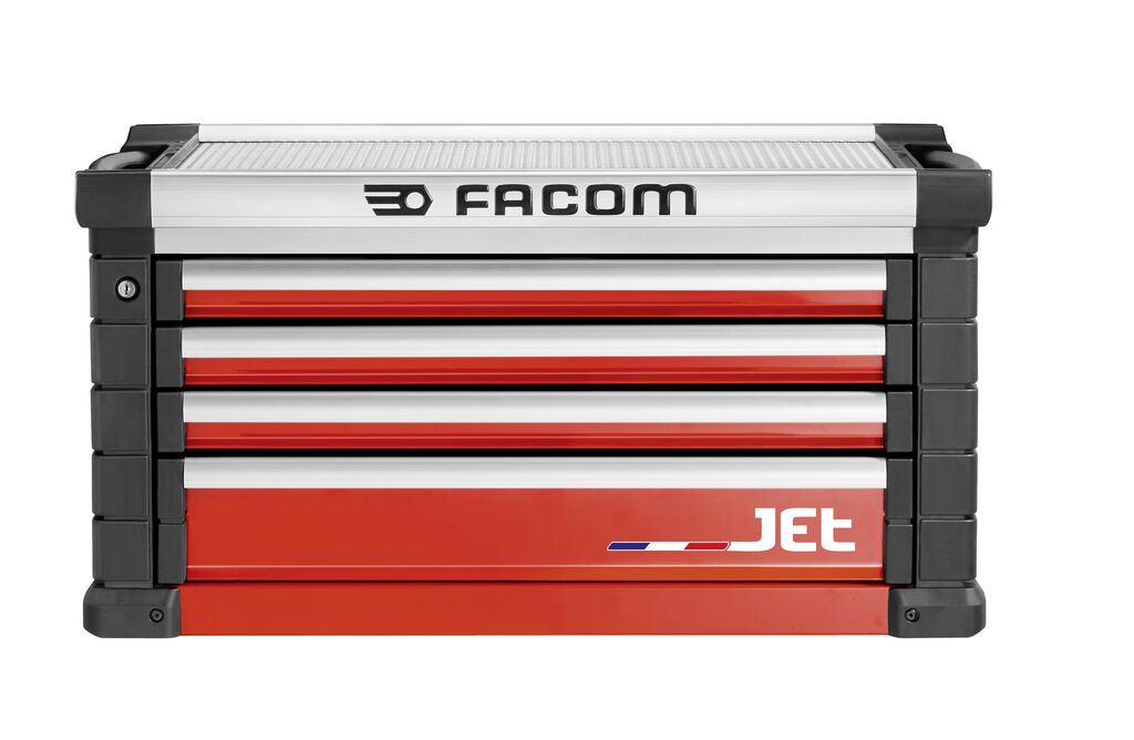 Cofres JET + 4 cajones - 4 módulos por cajón rojo