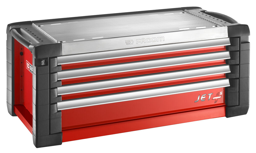 COFRE JETM5 - 4CAJONES ROJO