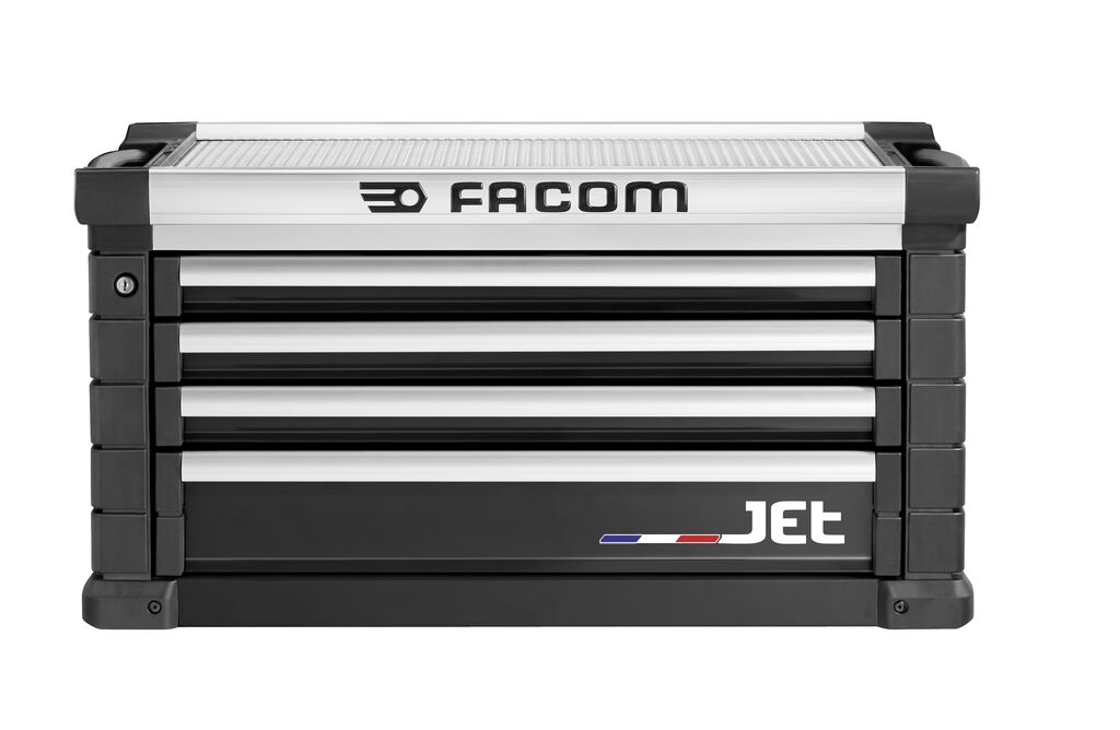 Cofres JET + 4 cajones - 4 módulos por cajón negro