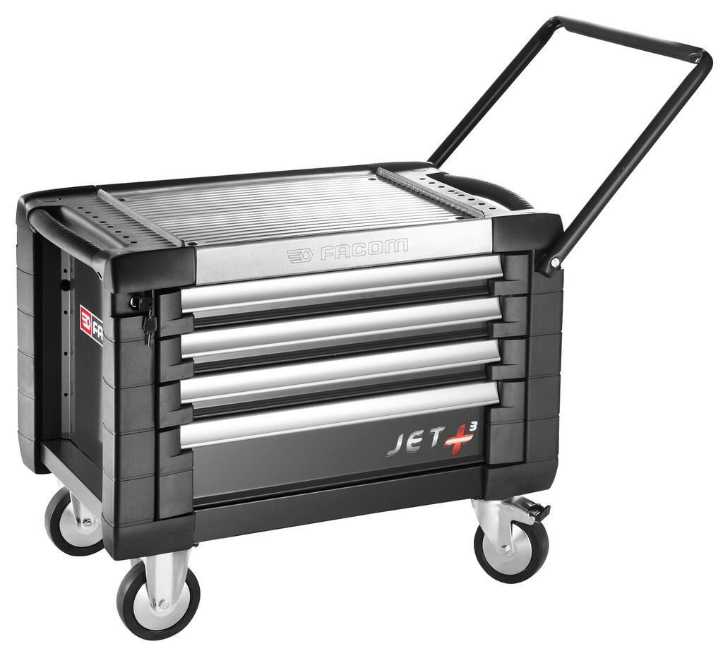 Cofres con rueda JET + 4 cajones - 3 módulos por cajón